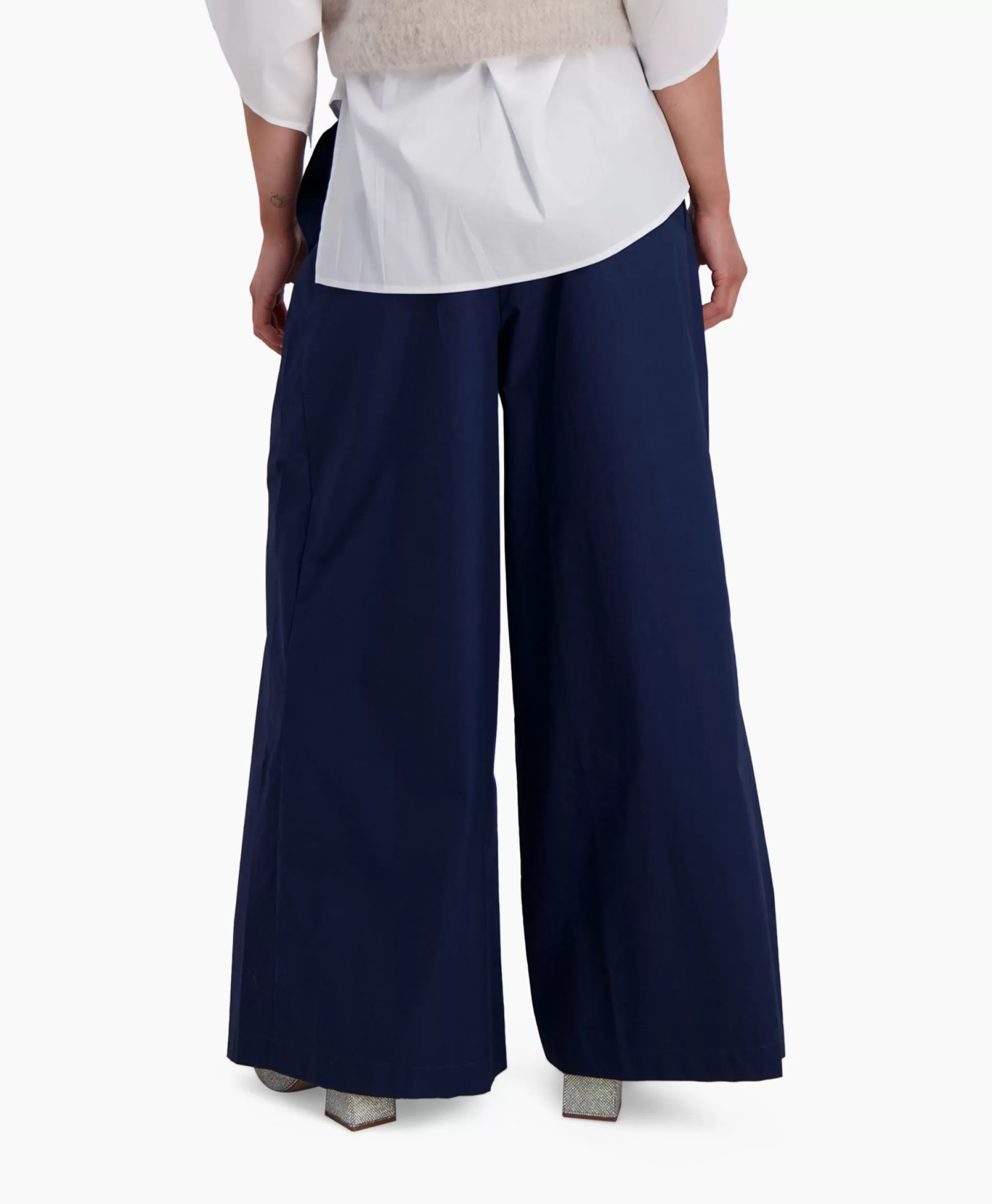 Flash Sale D'Arc Pantalon Belluno Blauw Dames Broeken