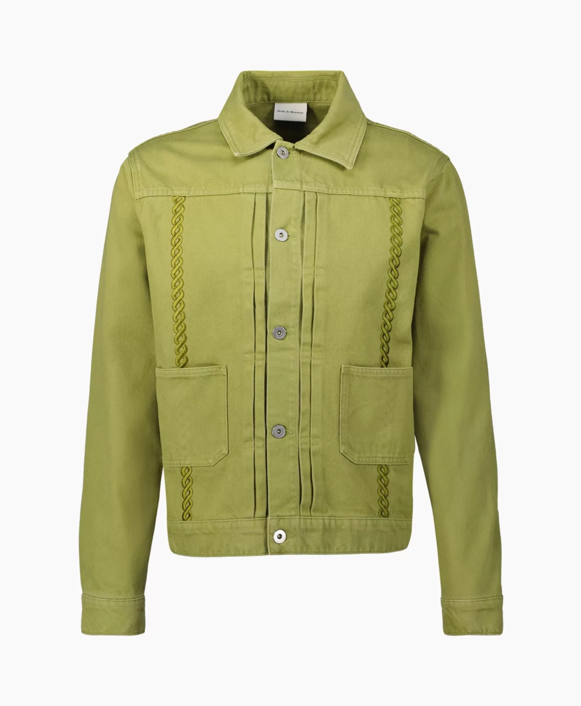 Outlet Jack La Veste Denim Khaki Heren Jassen