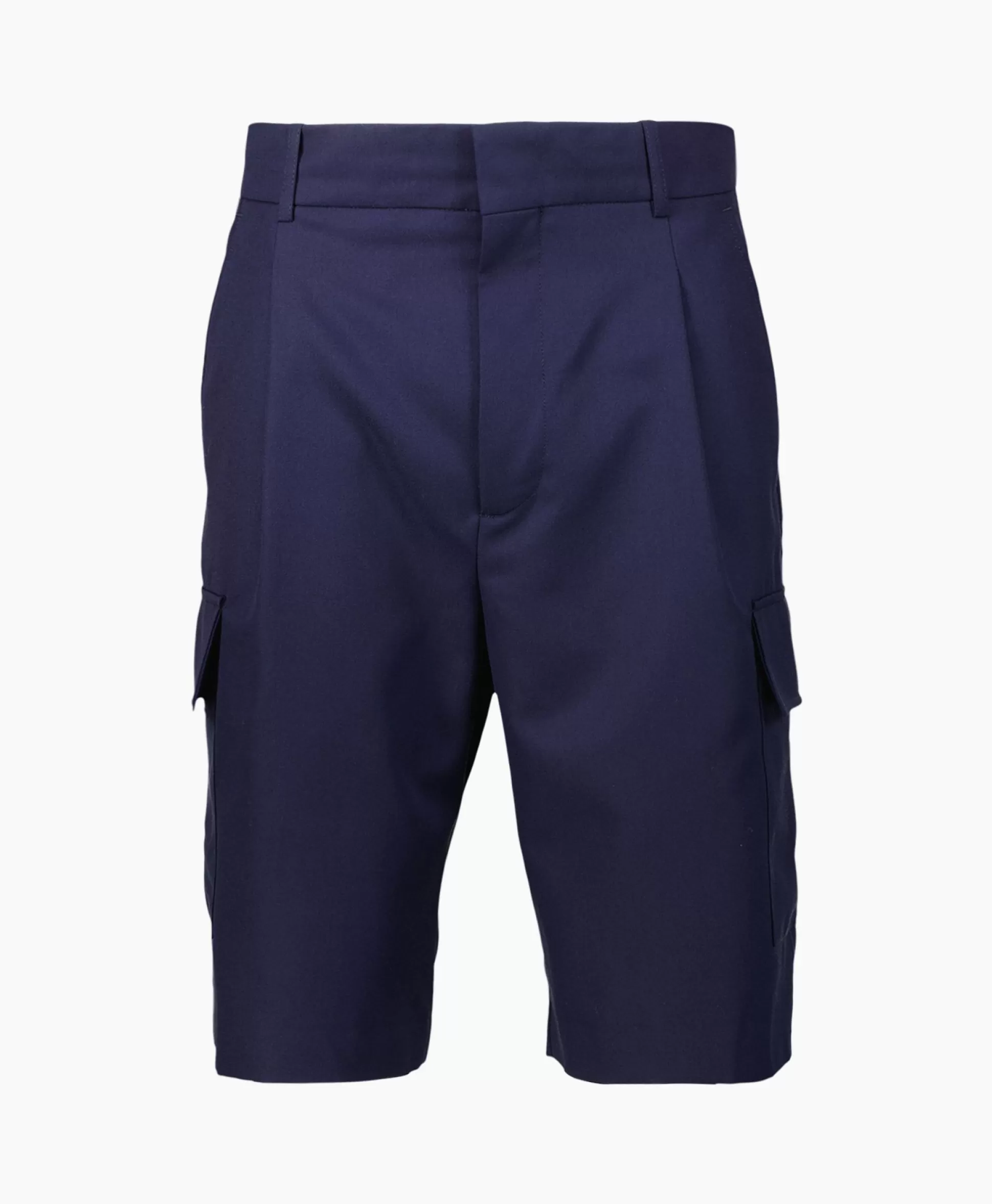 Hot Korte Broek Le Short Cargo Laine Donker Blauw Heren Broeken