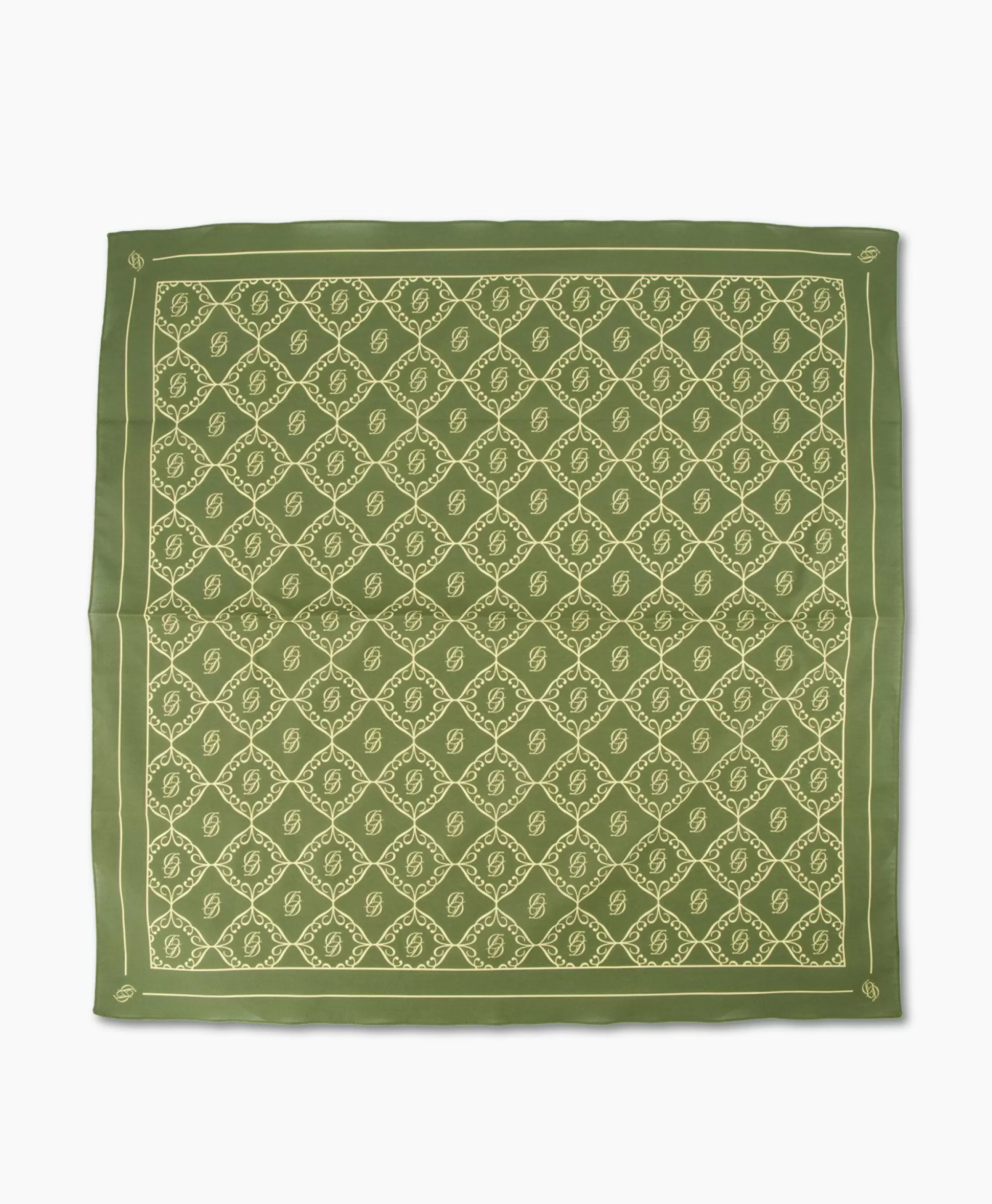 Sale Sjaal La Foulard Monogramme Khaki Heren Sjaals