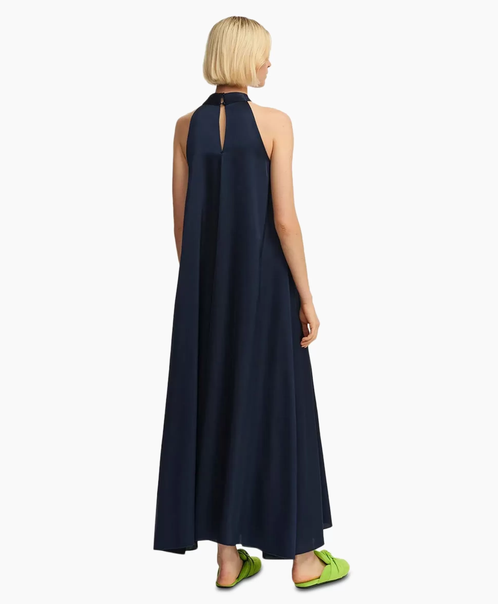 Outlet Maxi Jurk Finch Blauw Dames Bruiloftskleding