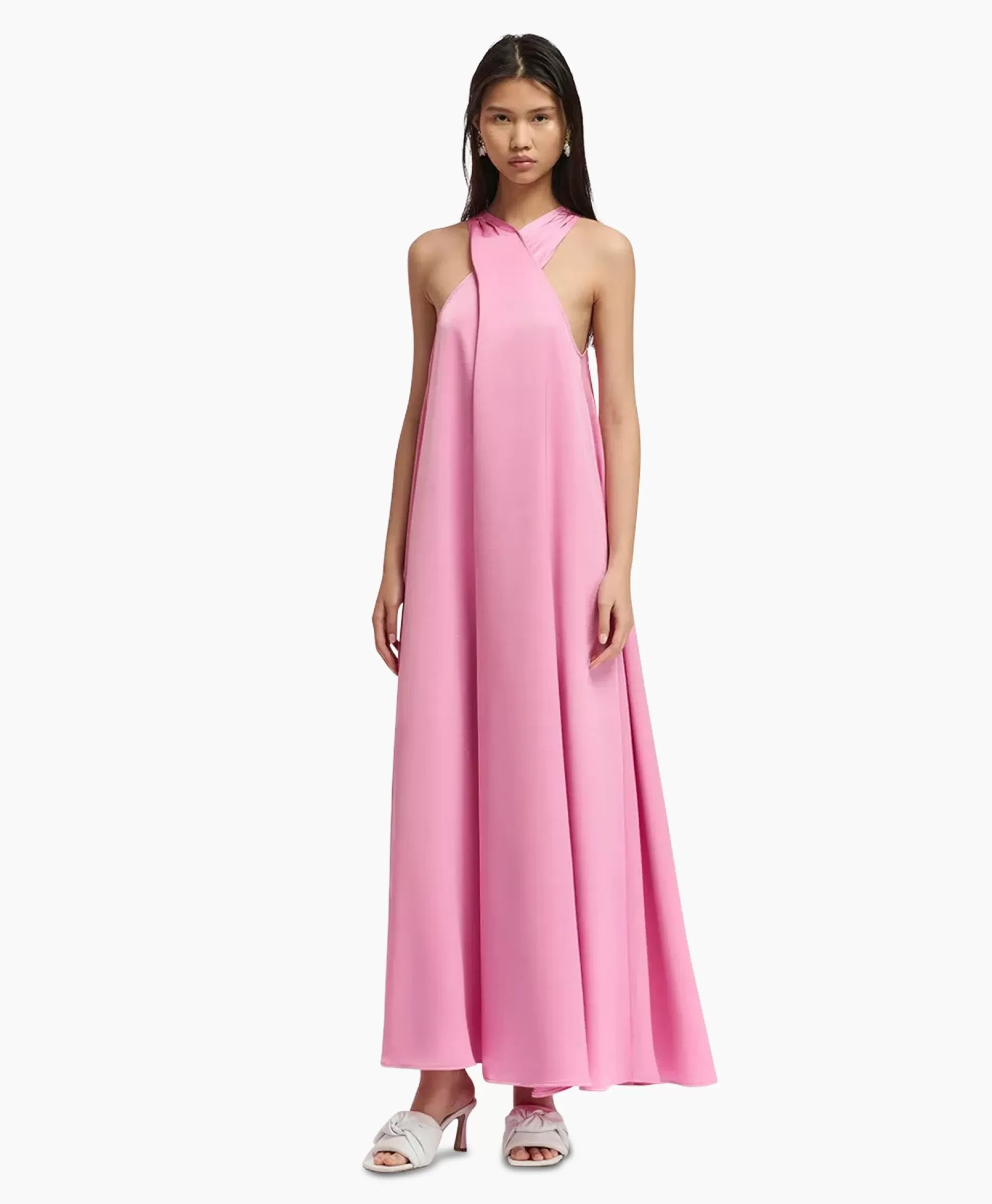 Discount Maxi Jurk Finch Roze Dames Bruiloftskleding