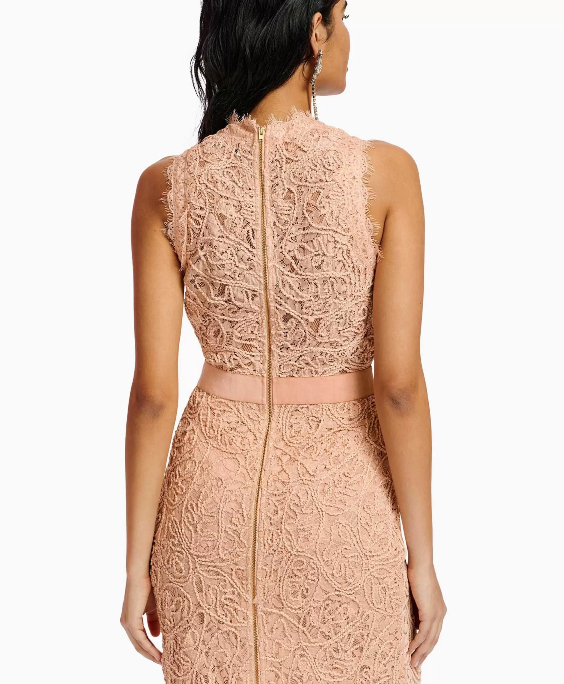 Shop Midi Jurk Emery Pink Dames Bruiloftskleding