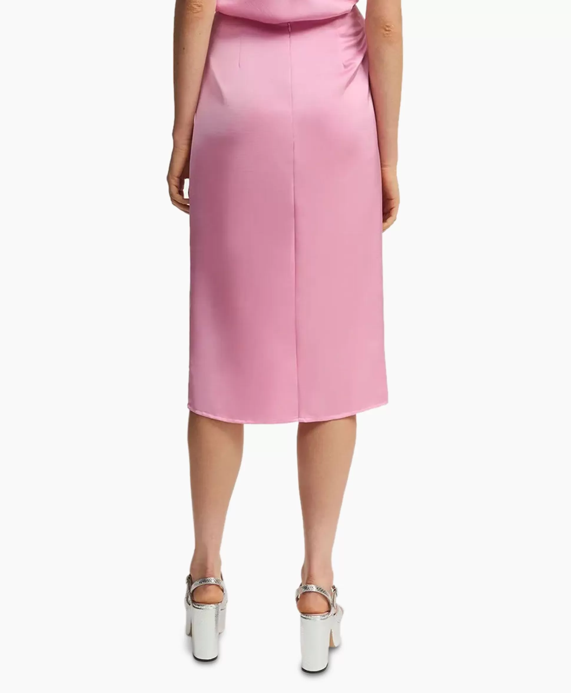 Cheap Midi Rok Fondue Pink Dames Rokken