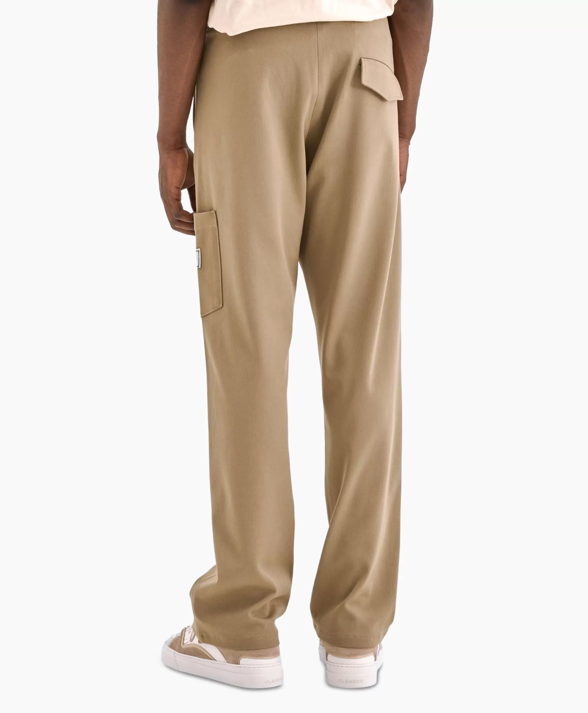 New Flaneur Broek Atelier Tailored Trousers Beige Heren Broeken