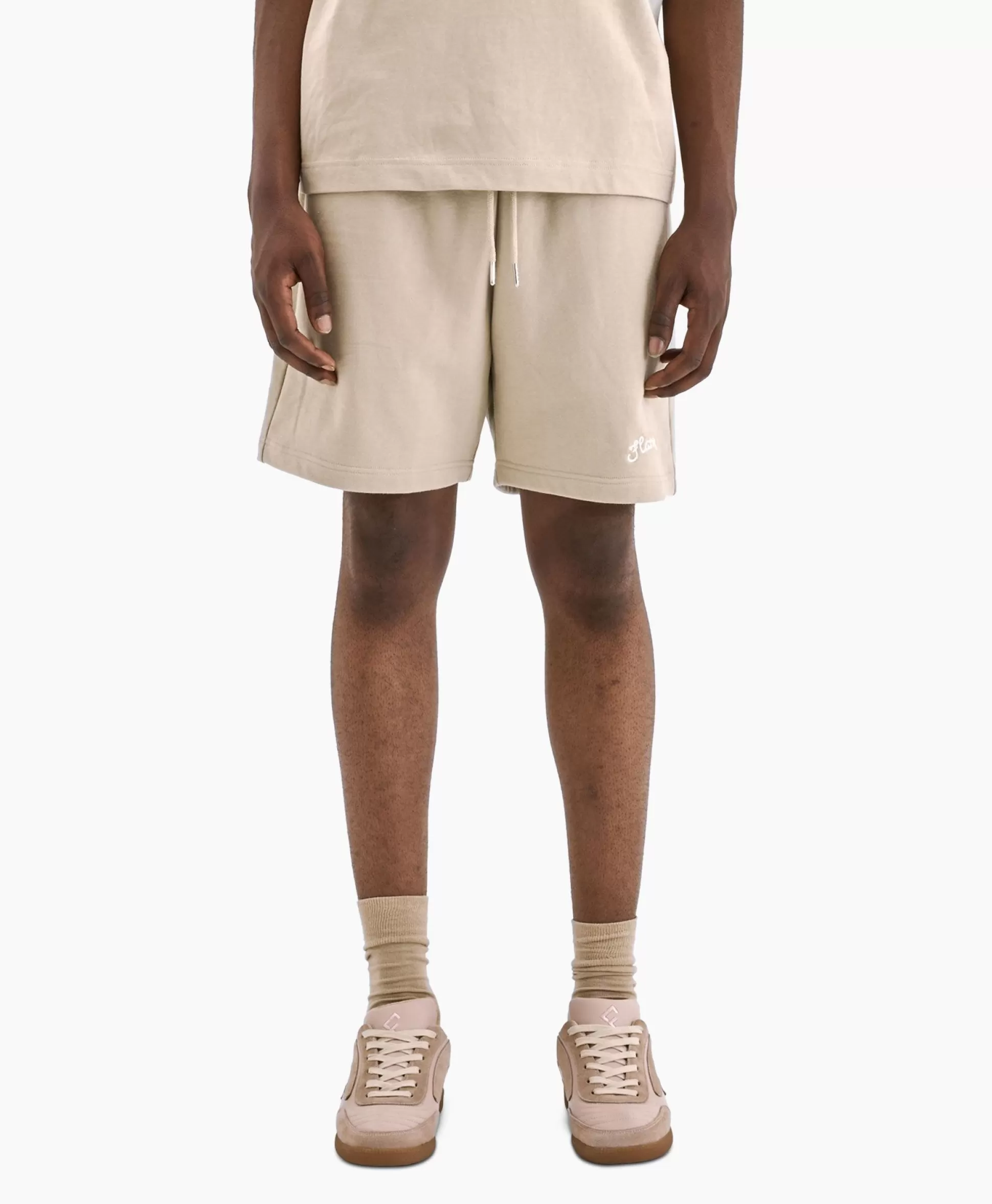 Best Flaneur Korte Broek Signature Beige Heren Broeken