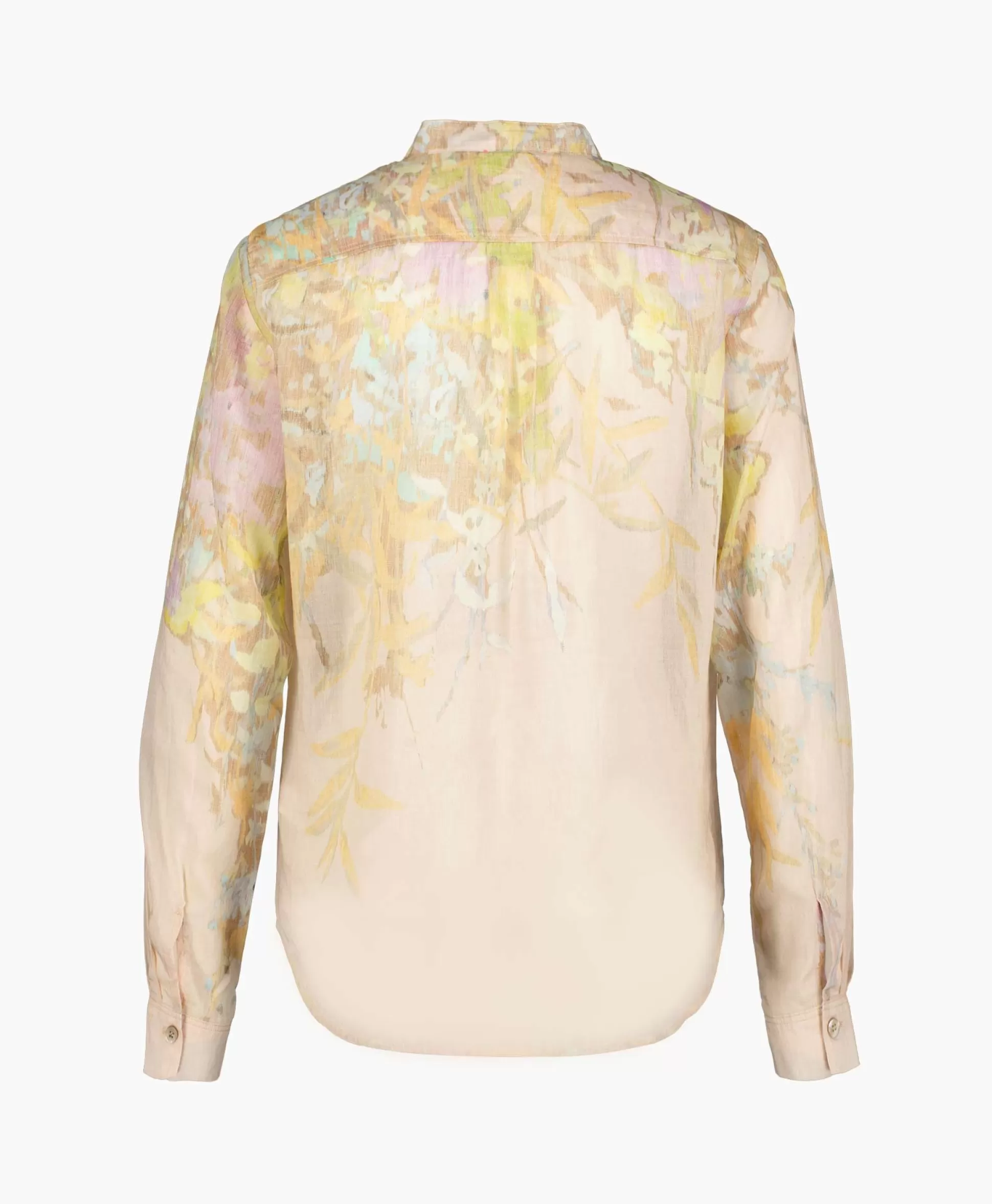 Store Blouse Heaven Print Cotton Silk Voile Grandfather Rose Dames Blouses