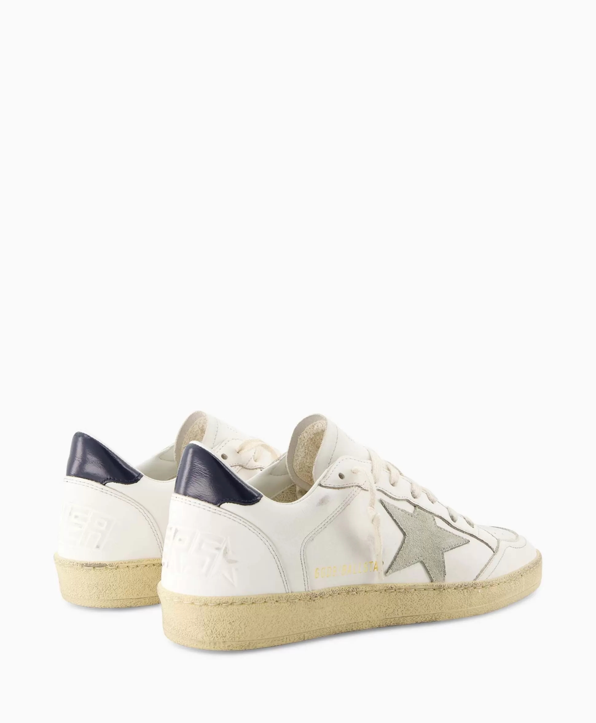 New Sneaker Ballstar Leather Upper Suede Star Shiny Le Off White Heren Sneakers