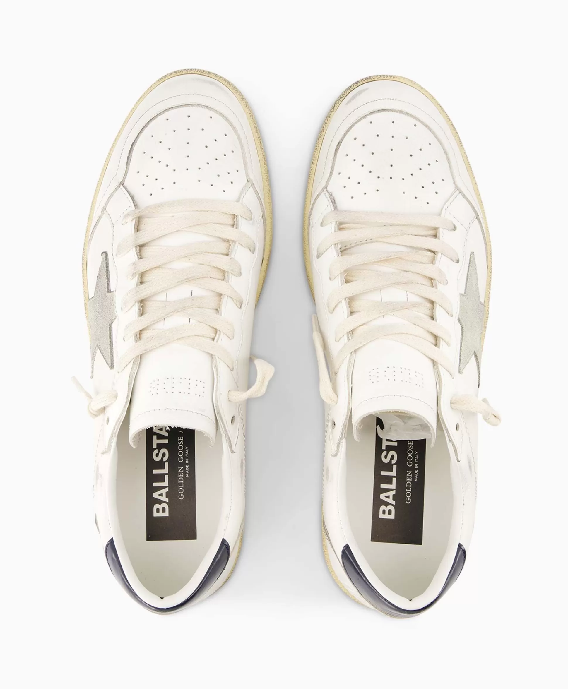 New Sneaker Ballstar Leather Upper Suede Star Shiny Le Off White Heren Sneakers
