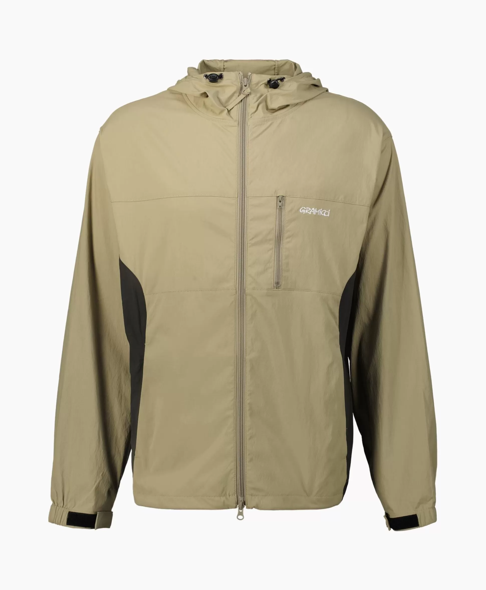 Outlet Jack Softshell Nylon Hooded Taupe Heren Jassen