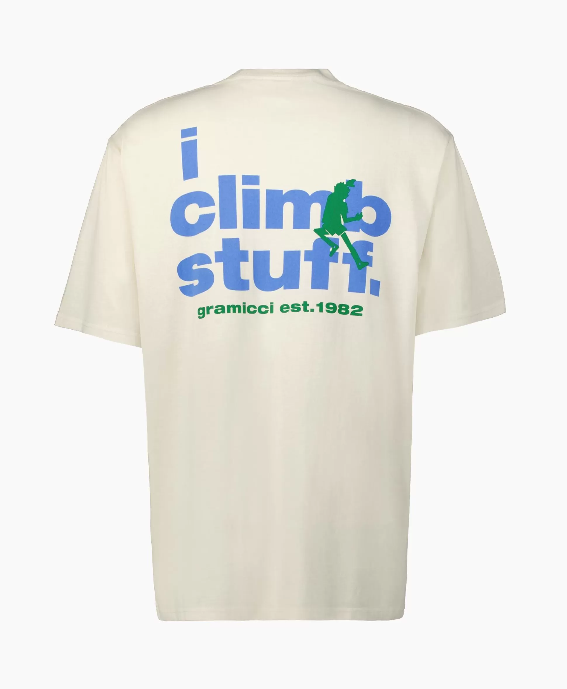 Store T-Shirt Korte Mouw Climb Stuff Beige Heren T-Shirts