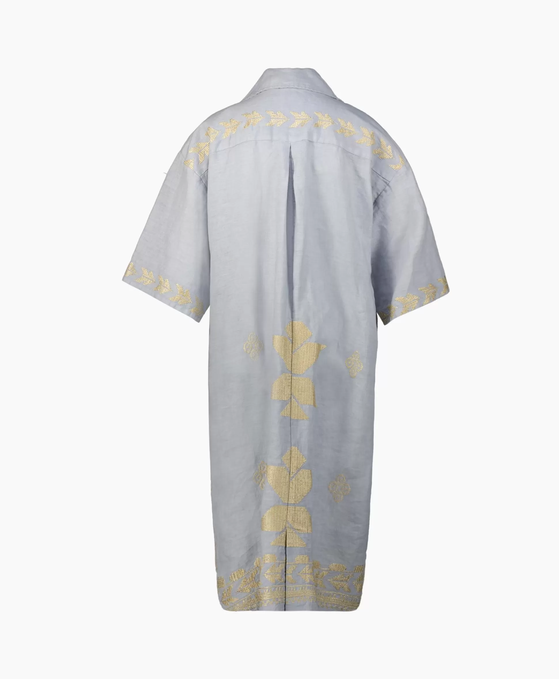 Flash Sale Maxi Jurk Aeolis Pocket Licht Grijs Dames Bruiloftskleding