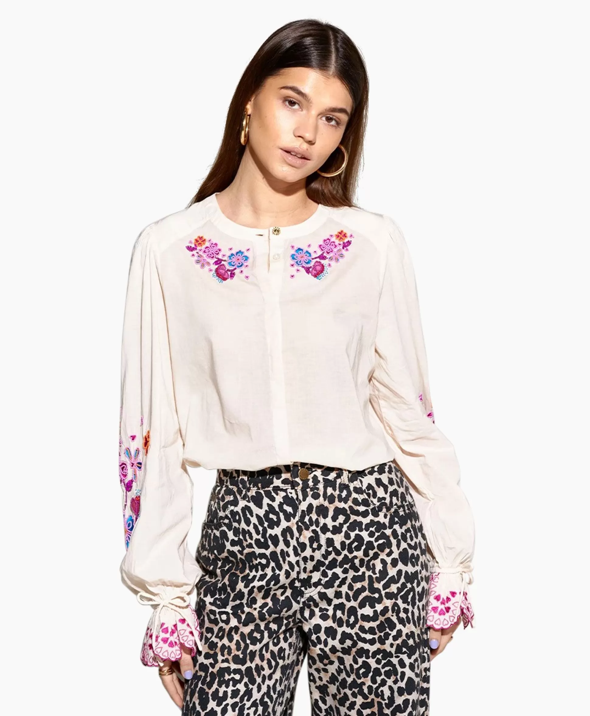 Fashion Harper & Yve Blouse Haily-Ls Off White Dames Blouses