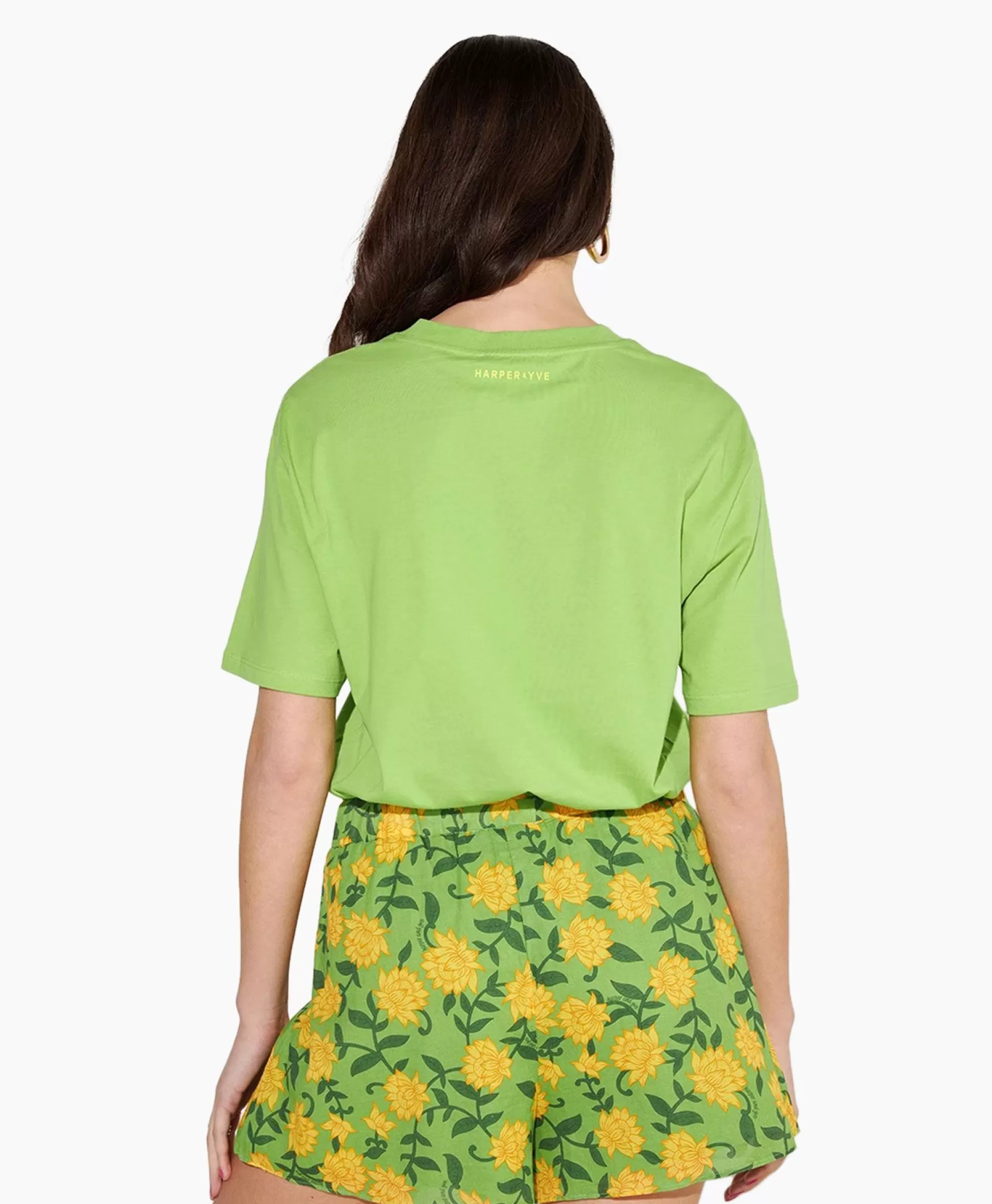 Online Harper & Yve T-Shirt Korte Mouw Followthesun-Ss Groen Dames T-Shirts & Tops