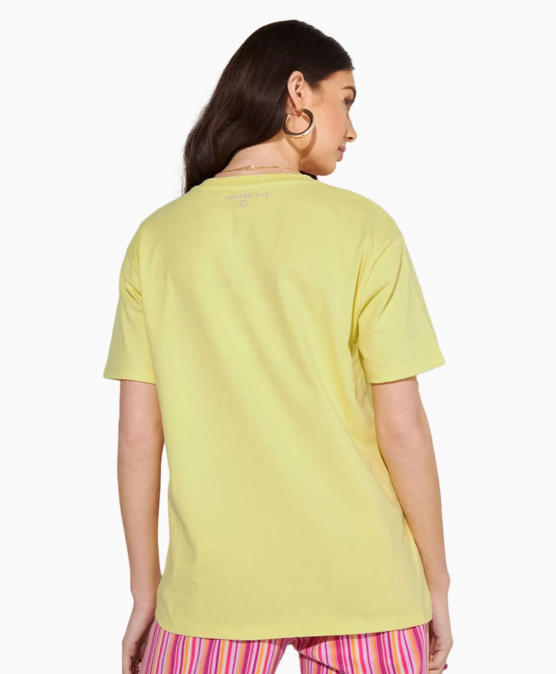 Sale Harper & Yve T-Shirt Korte Mouw Logo-Ss Licht Groen Dames T-Shirts & Tops