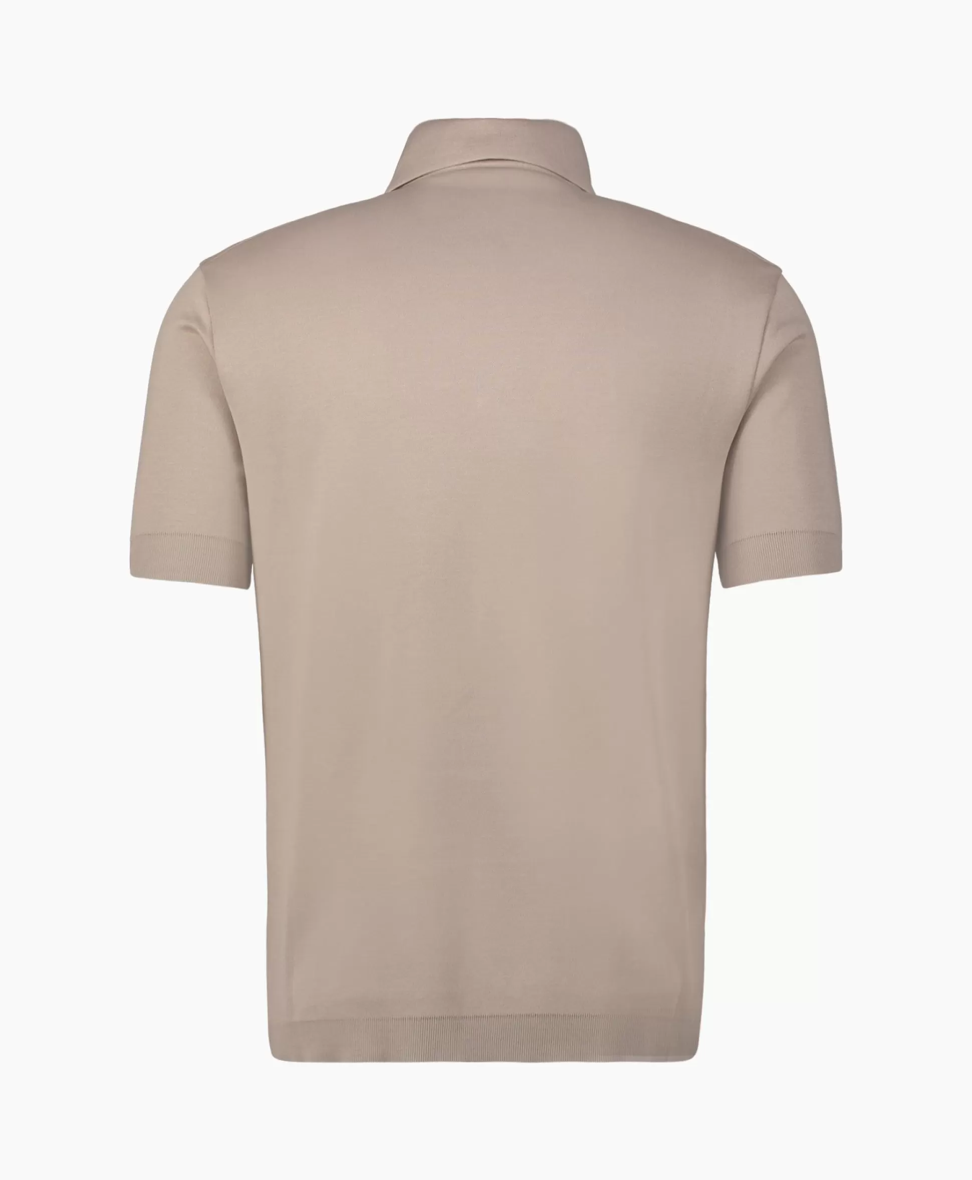 Best Polo Knitted Taupe Heren Polo's