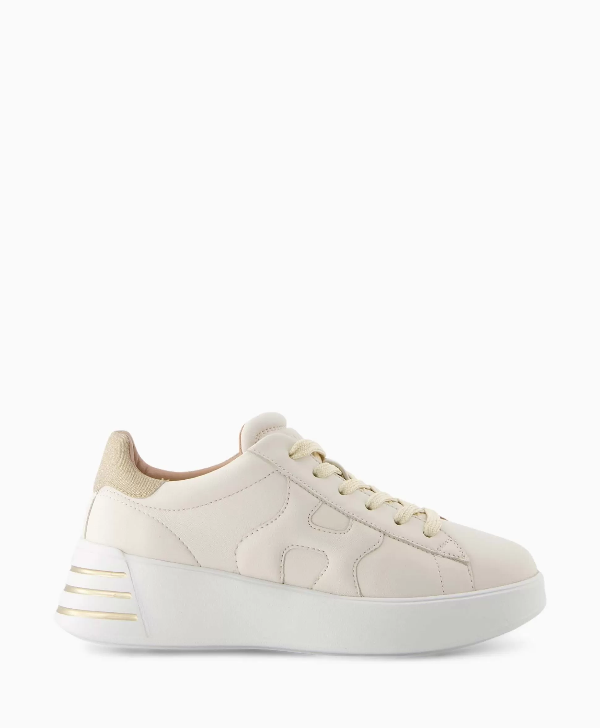 Online Sneaker Rebel Ecru Dames Sneakers