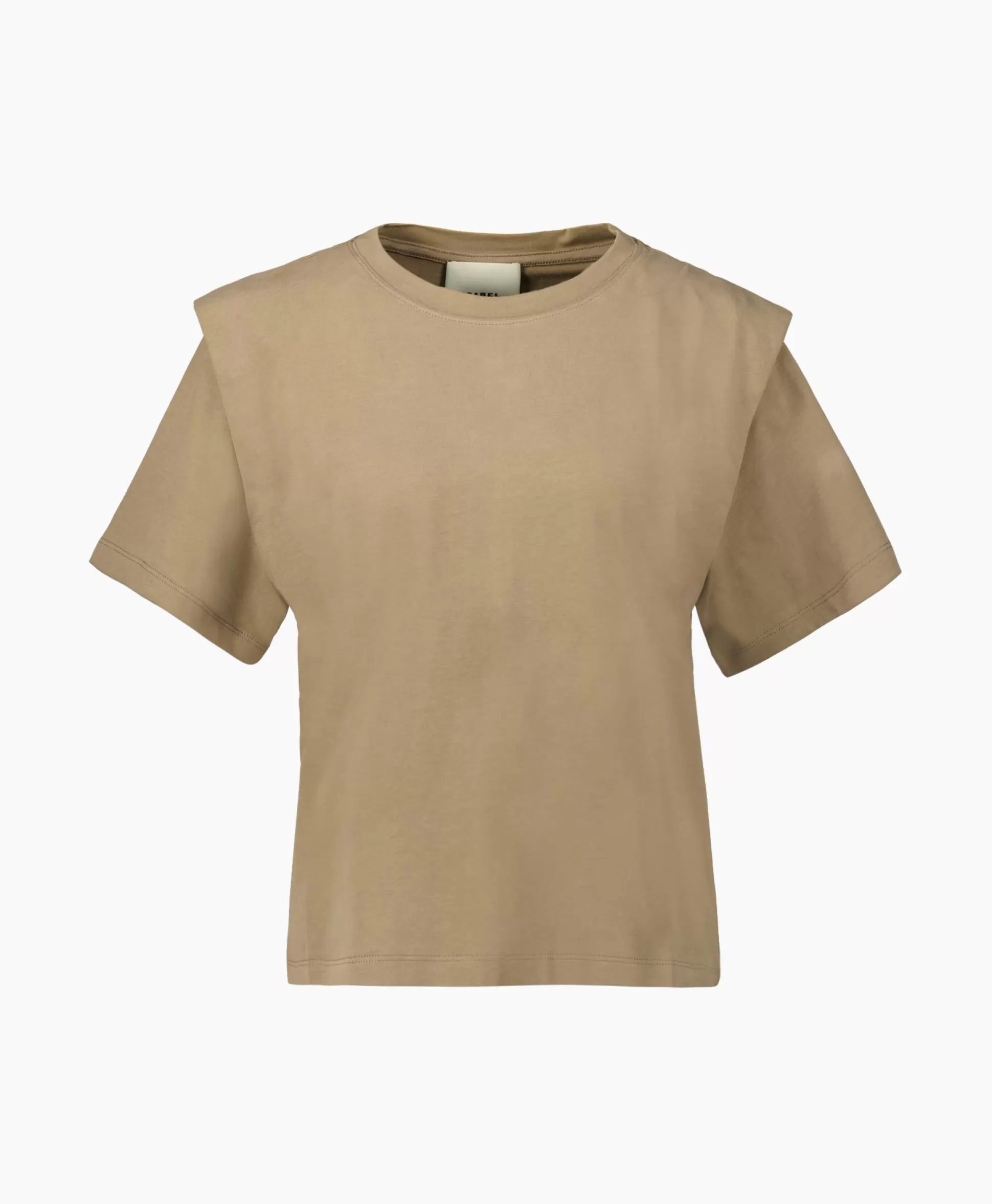 Clearance T-Shirt Korte Mouw Zelitos-Ga Khaki Dames T-Shirts & Tops