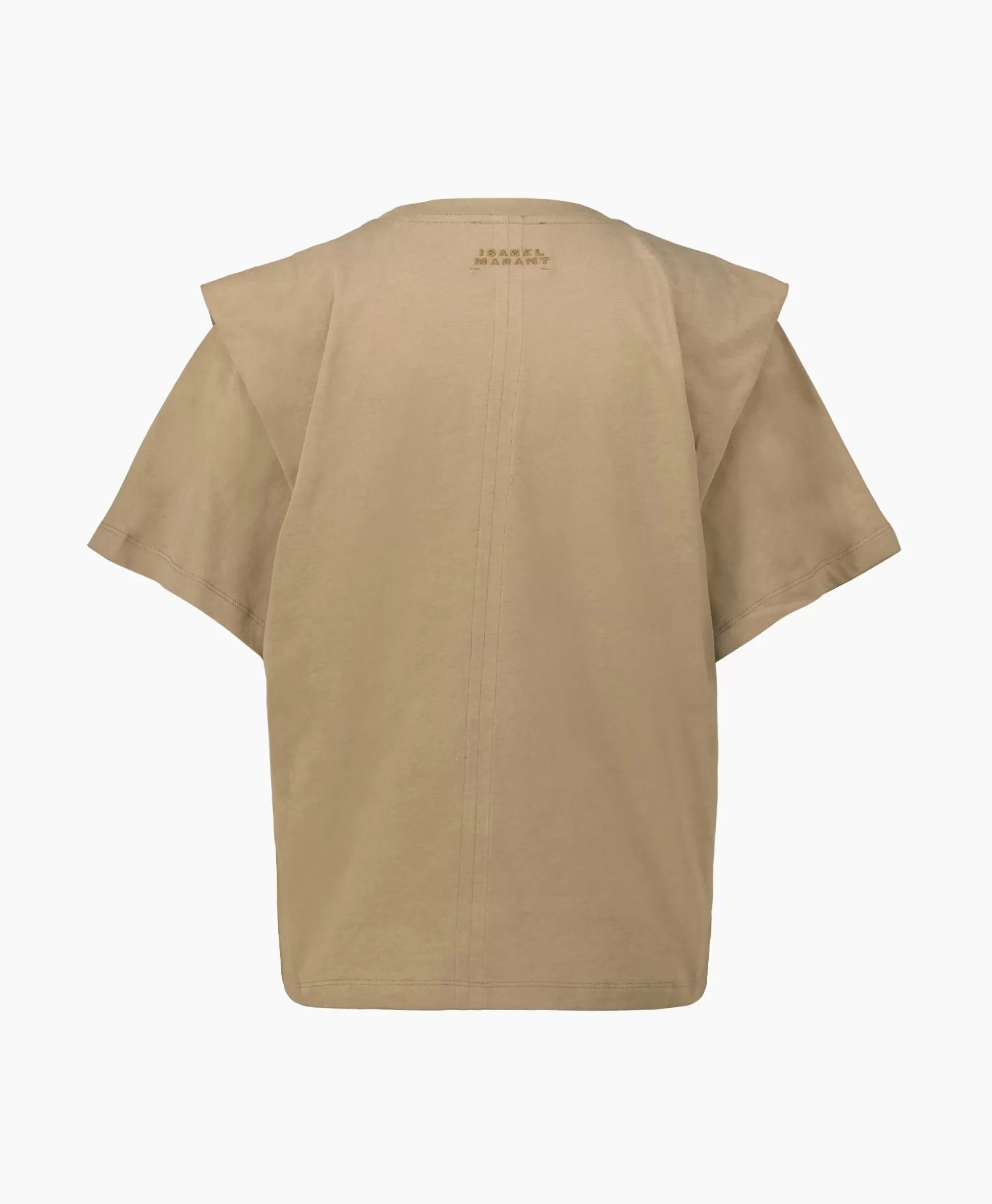 Clearance T-Shirt Korte Mouw Zelitos-Ga Khaki Dames T-Shirts & Tops