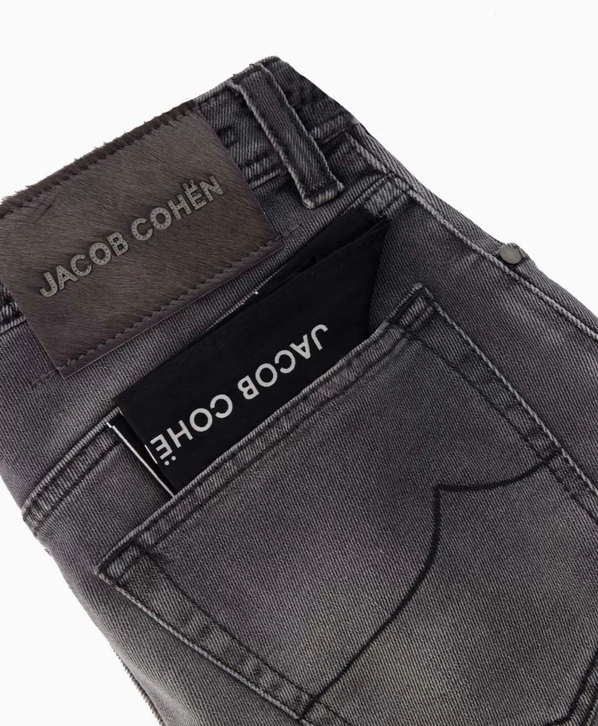 Discount Jeans Pant 5 Pkt Slim Fit Nick Grijs Heren Broeken