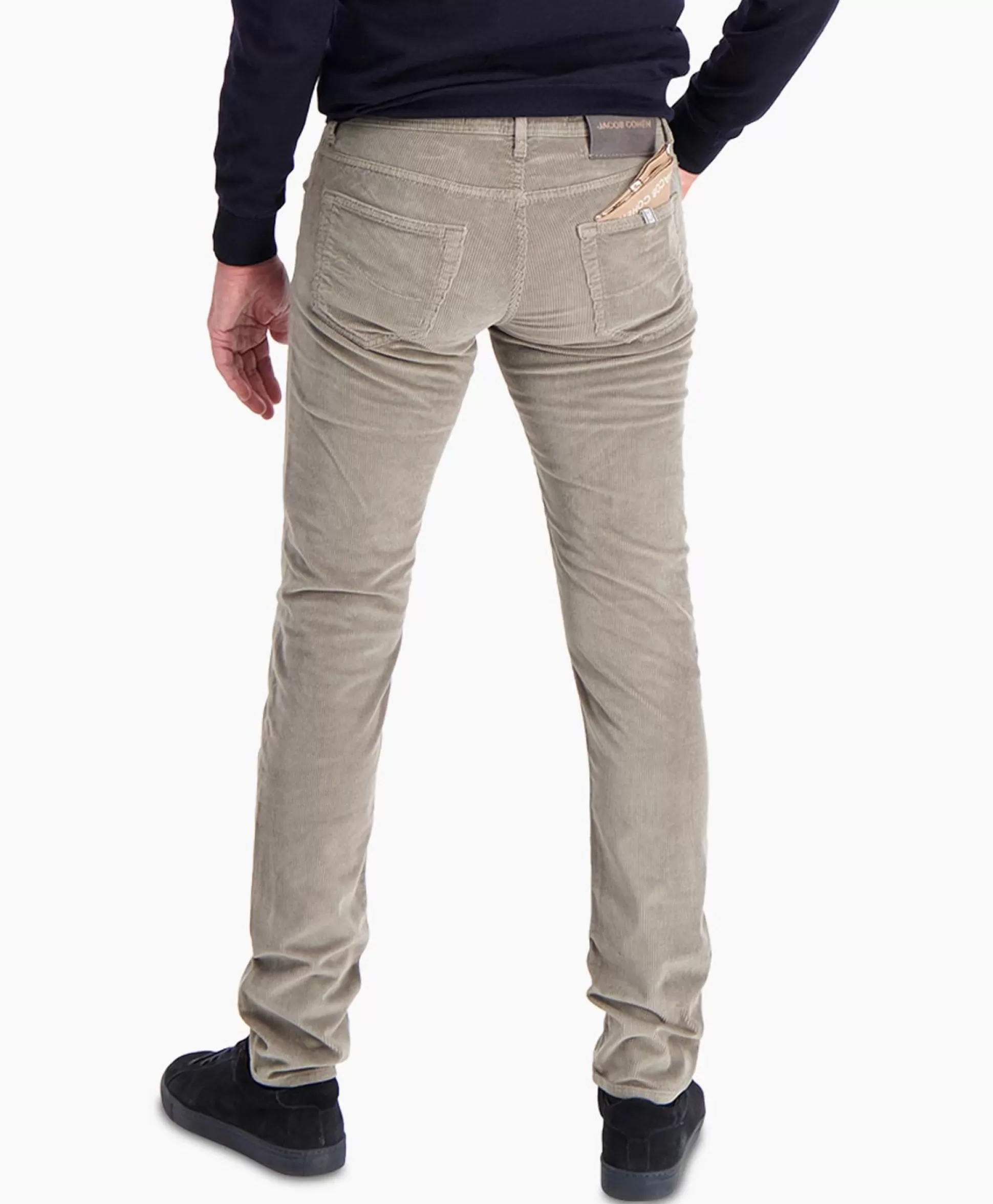 Discount Jeans 5-Pocket Nick Slim Bruin Heren Broeken