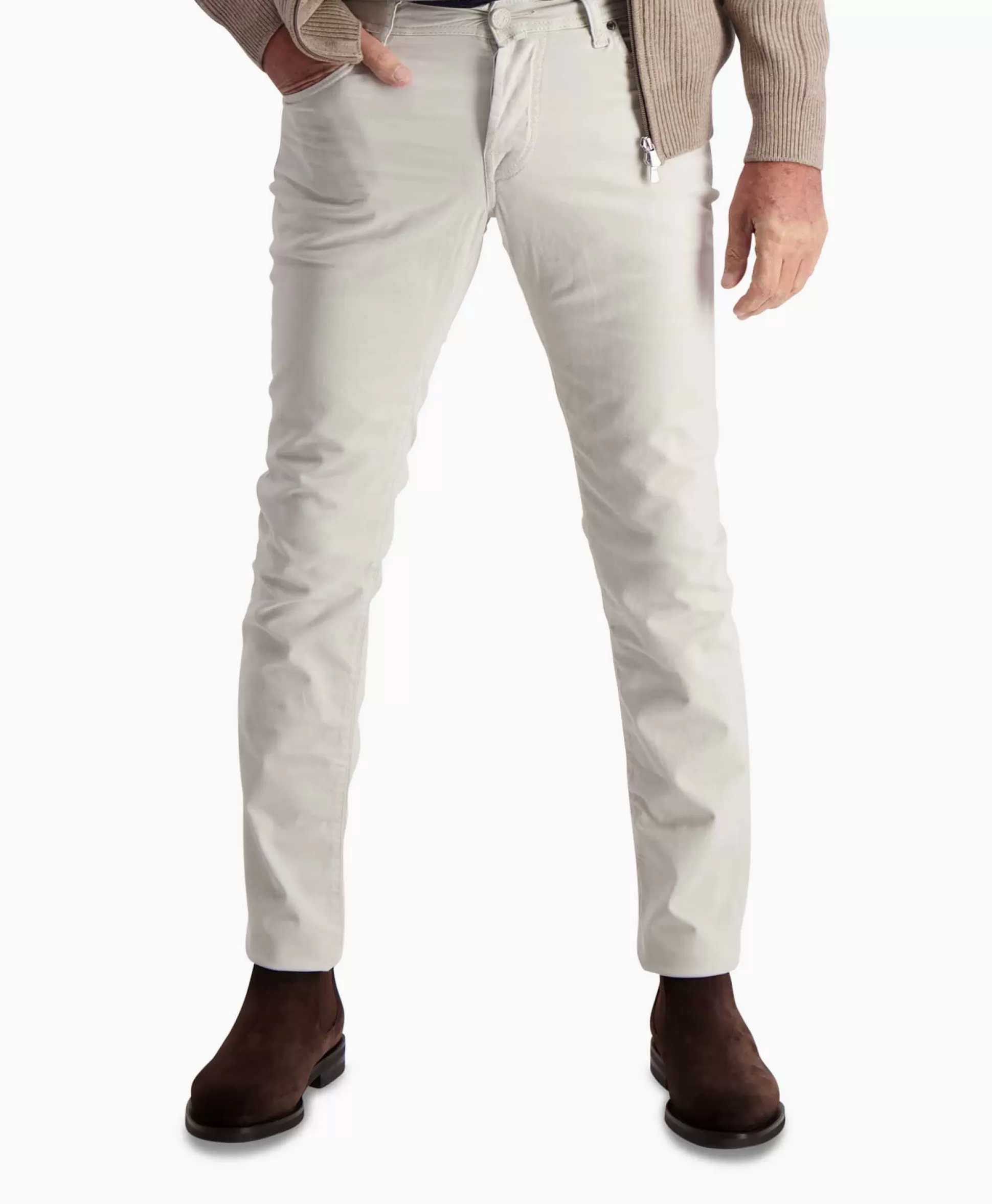 Discount Jeans Nick Slim Off White Heren Broeken