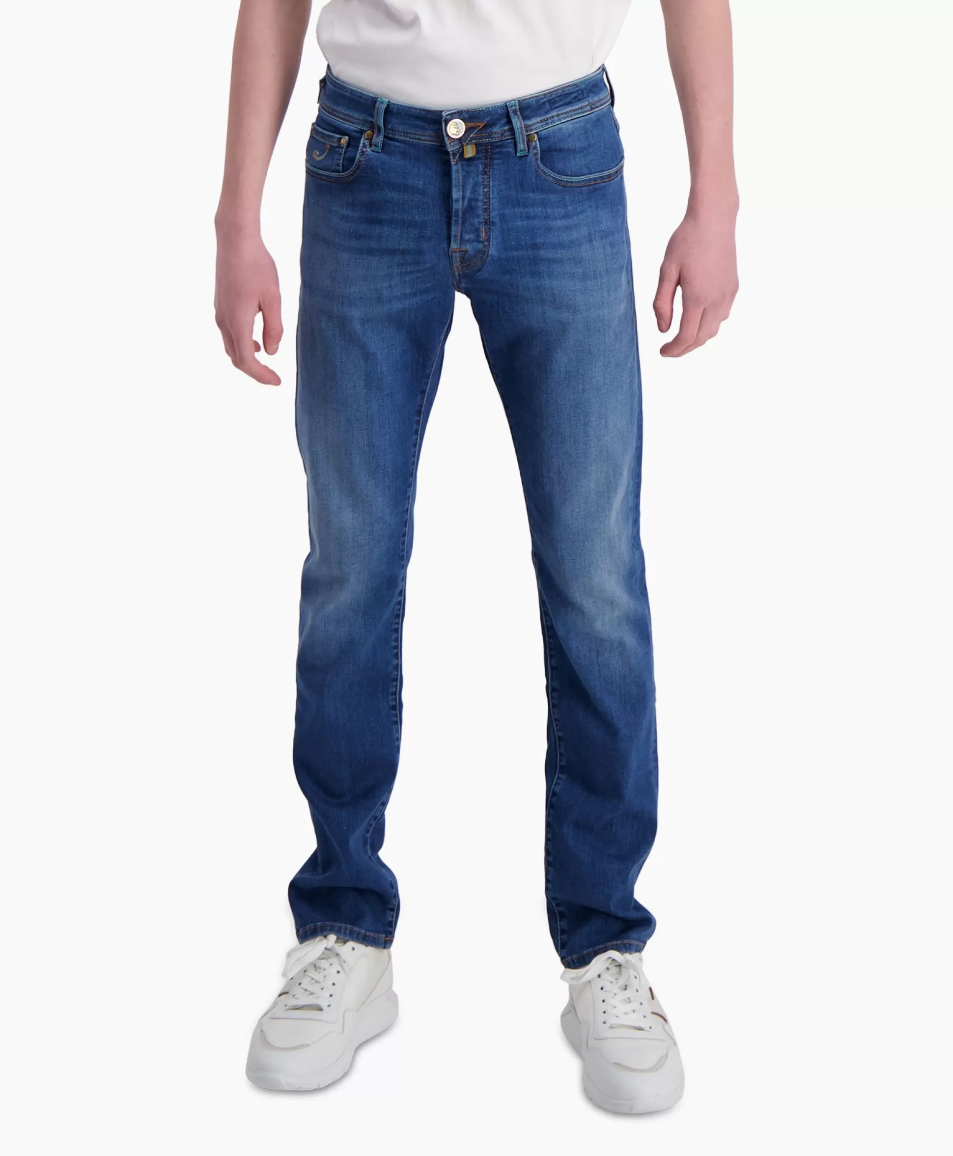 Flash Sale Jeans Slim Fit Bard Blauw Heren Broeken