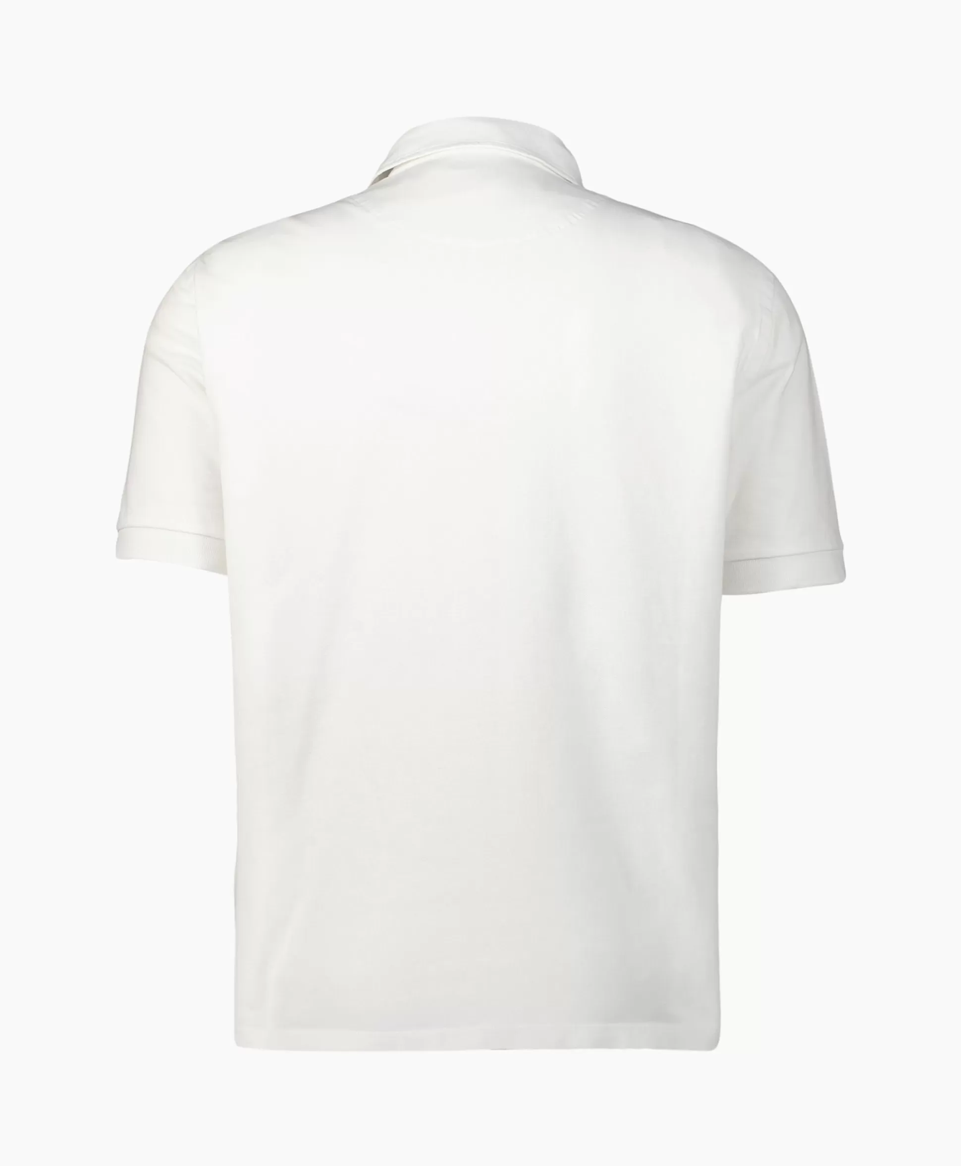 Discount Polo M/C Dettagli Con Popeline Wit Heren Polo's