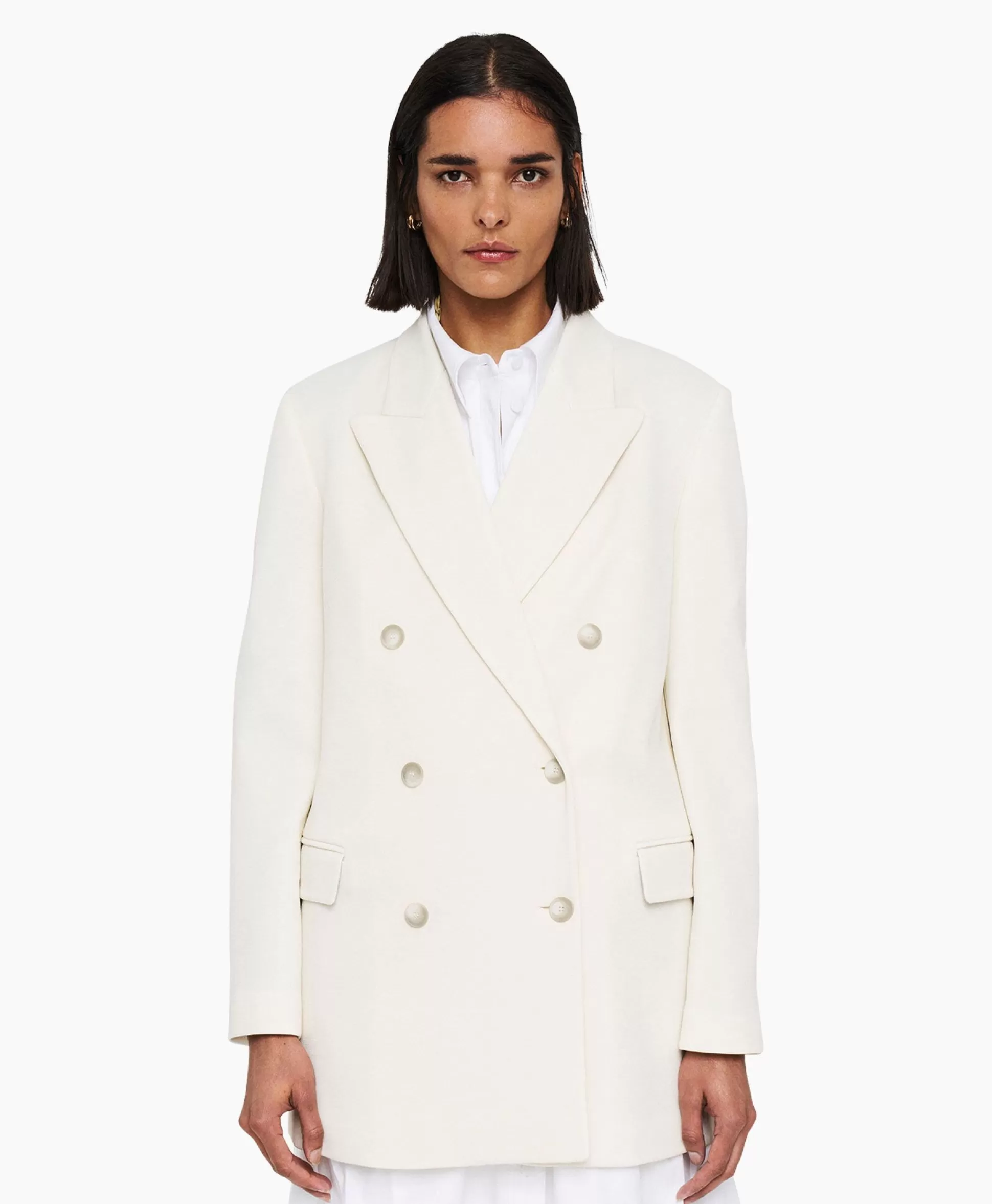 Discount Blazer Chapone Jkt Ottoman Jersey Off White Dames Blazers