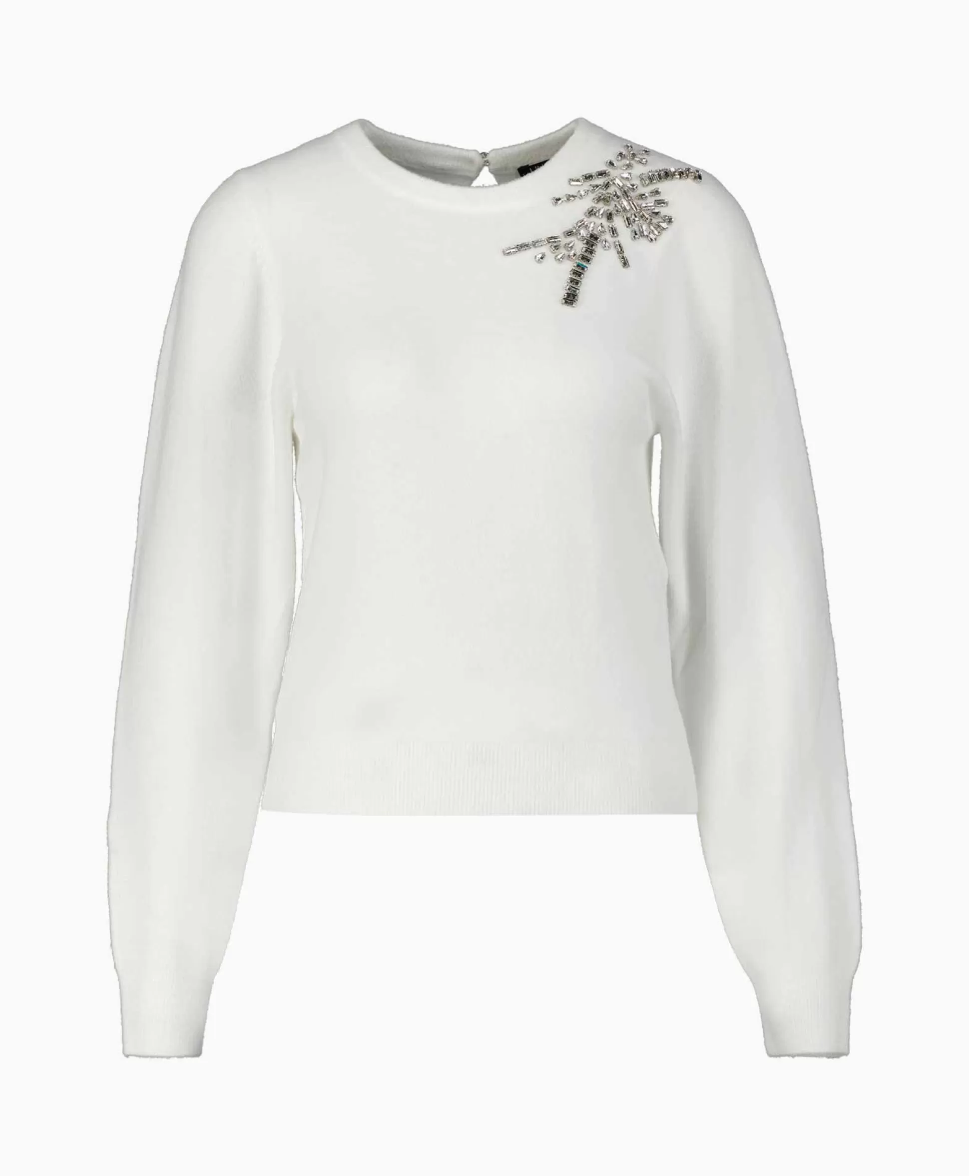 Outlet Blouse Sweater Wit Dames Truien