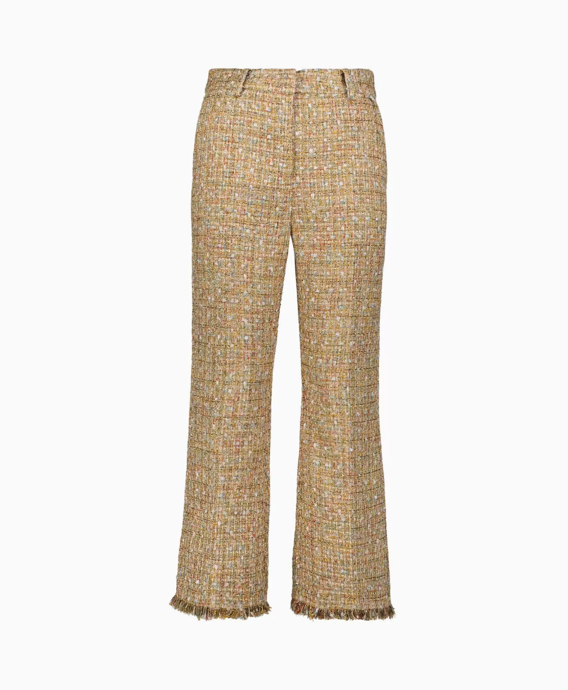 Flash Sale Flared Broek Pant. Sfrangiato Beige Dames Broeken