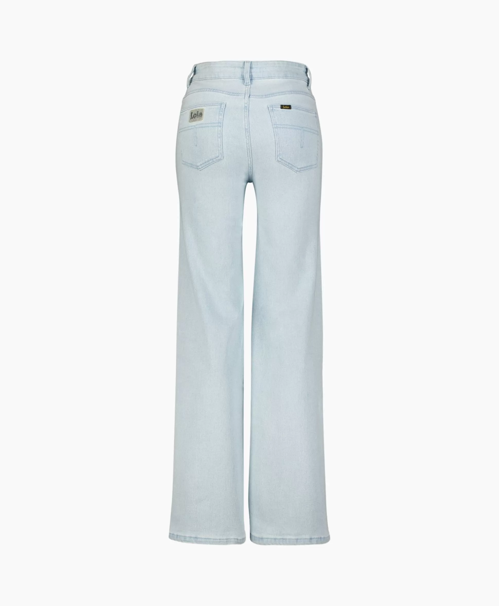 Sale Jeans Palazzo Licht Blauw Dames Broeken