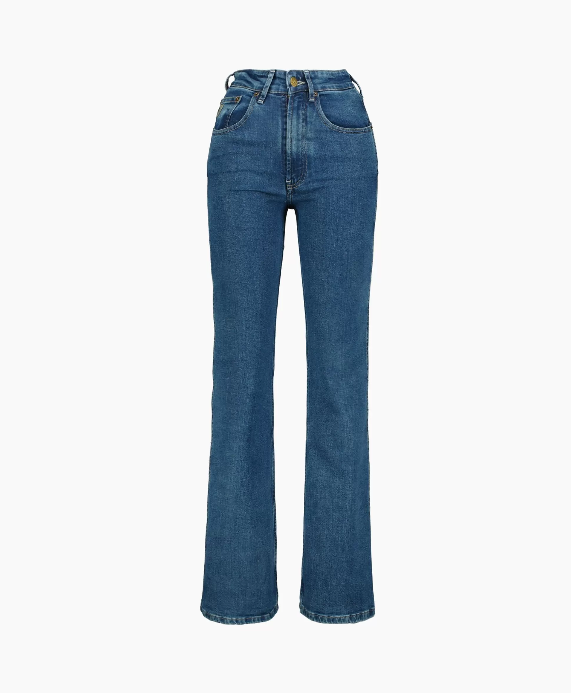 Discount Jeans Riley Midden Blauw Dames Broeken