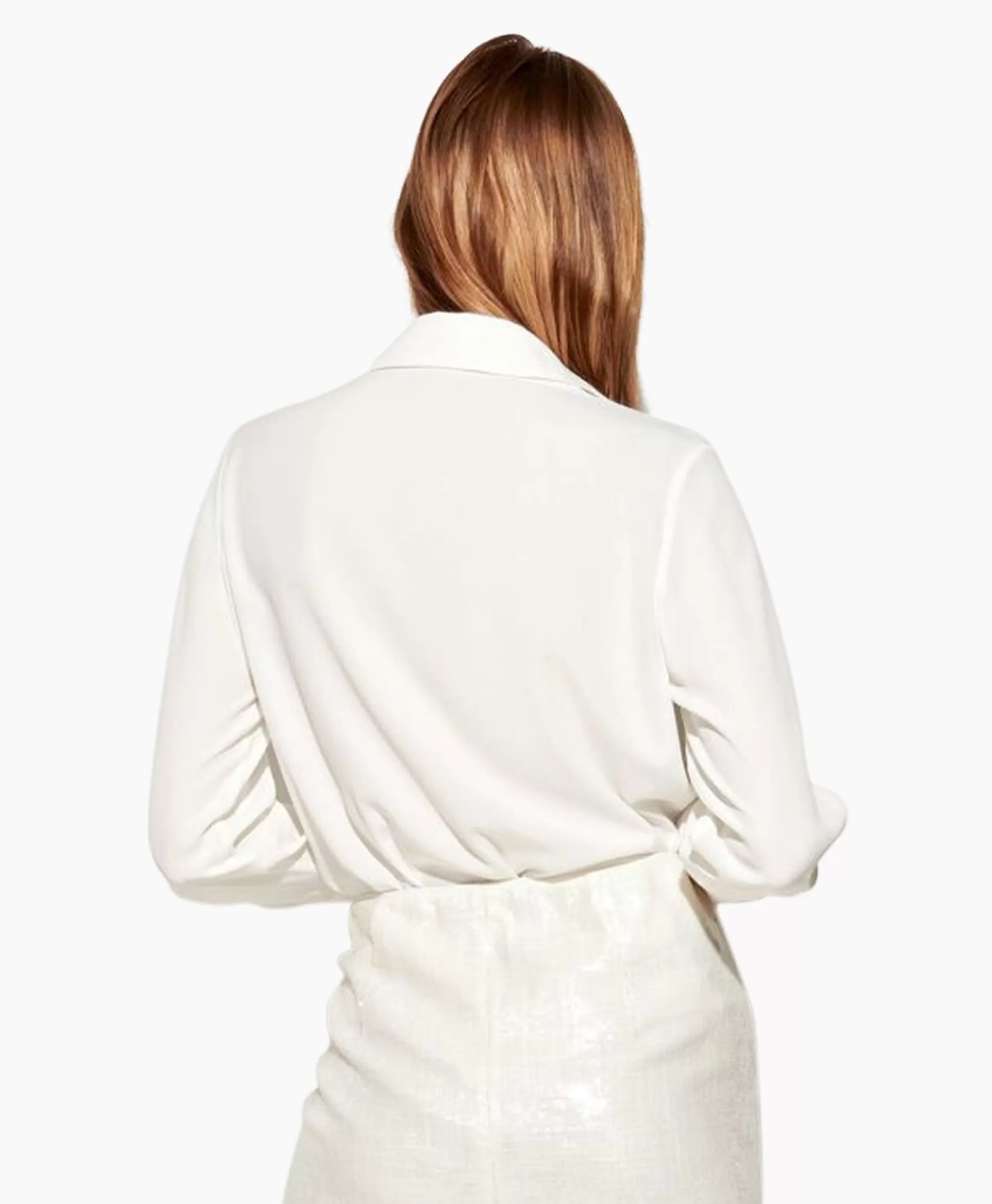 Sale Blouse 298401/2179-0 Off White Dames Blouses