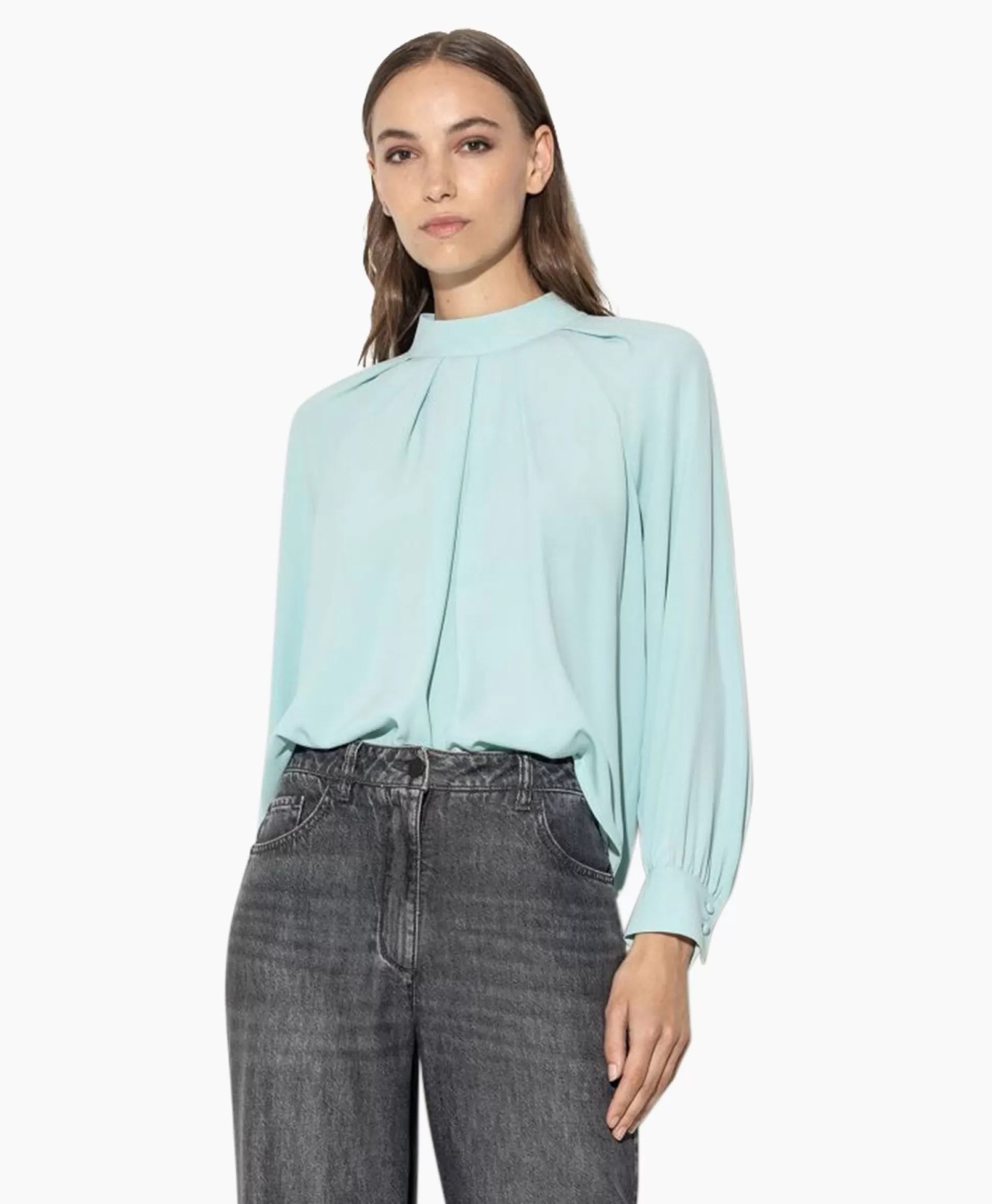 Fashion Blouse 298418/2179-0 Aqua Dames Blouses