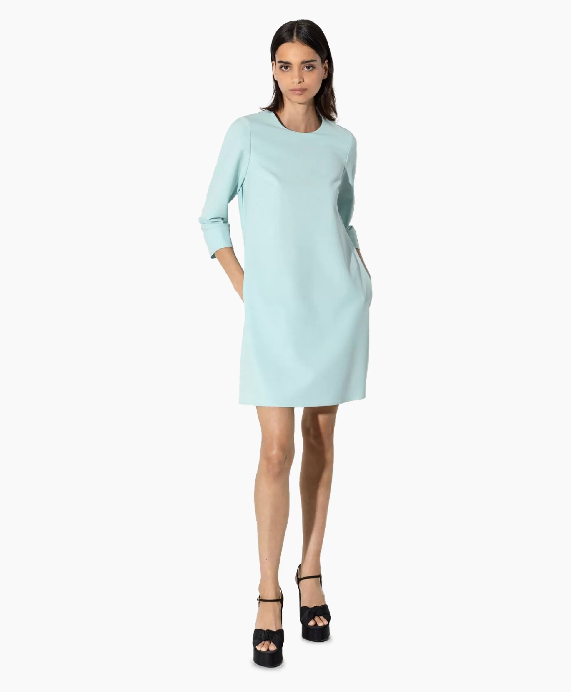 Best Sale Midi Jurk 798450/3453-0 Aqua Dames Jurken