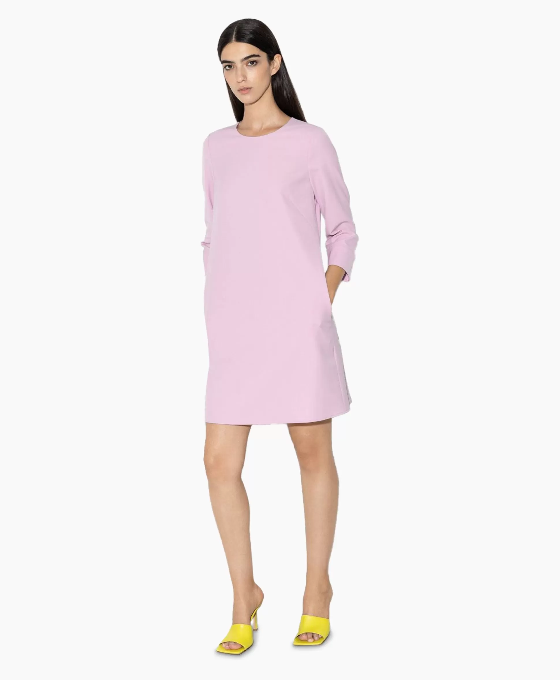 Discount Midi Jurk 798450/3453-0 Lavendel Dames Jurken