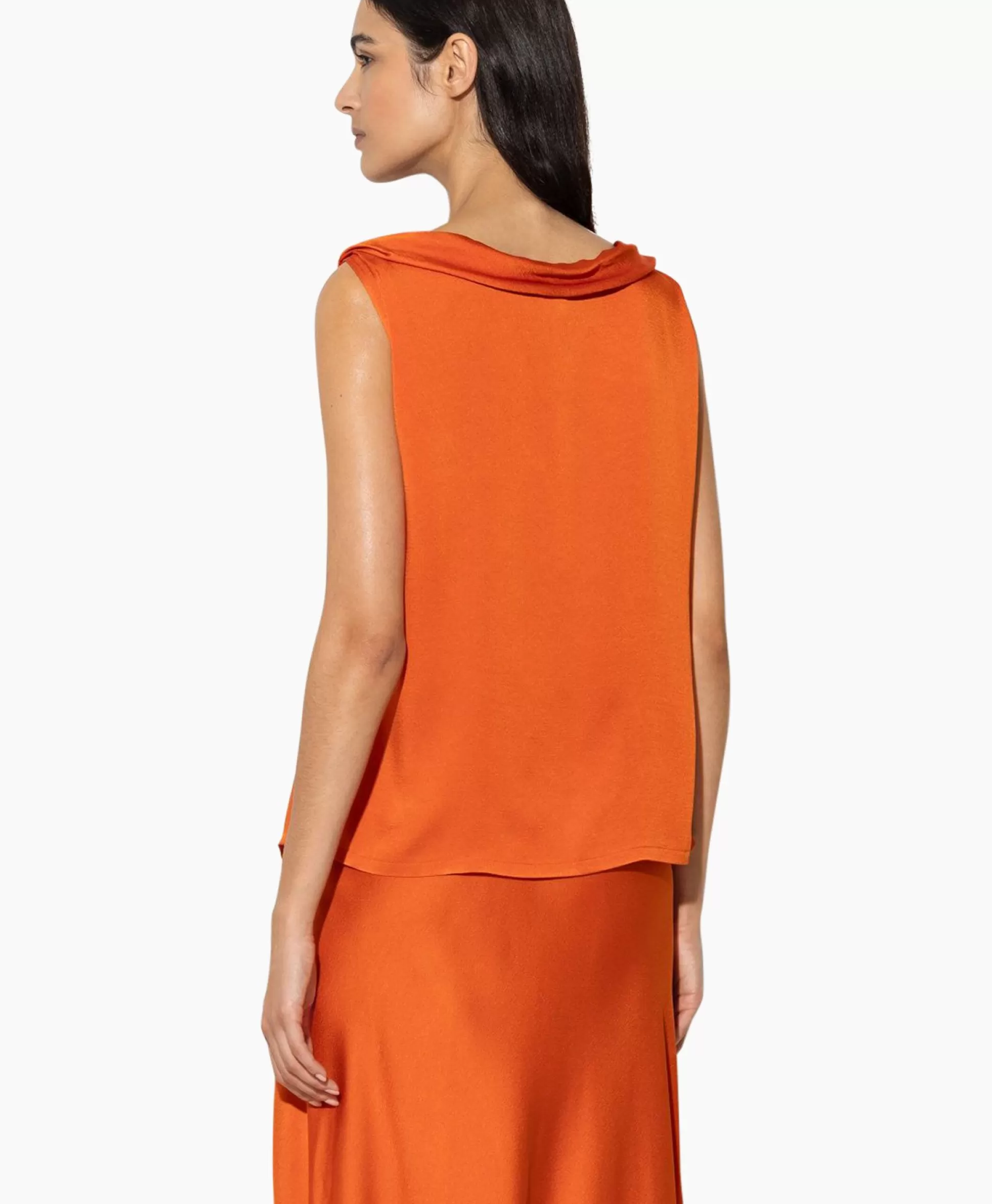 Sale Top 298456/3618-0 Oranje Dames Blouses