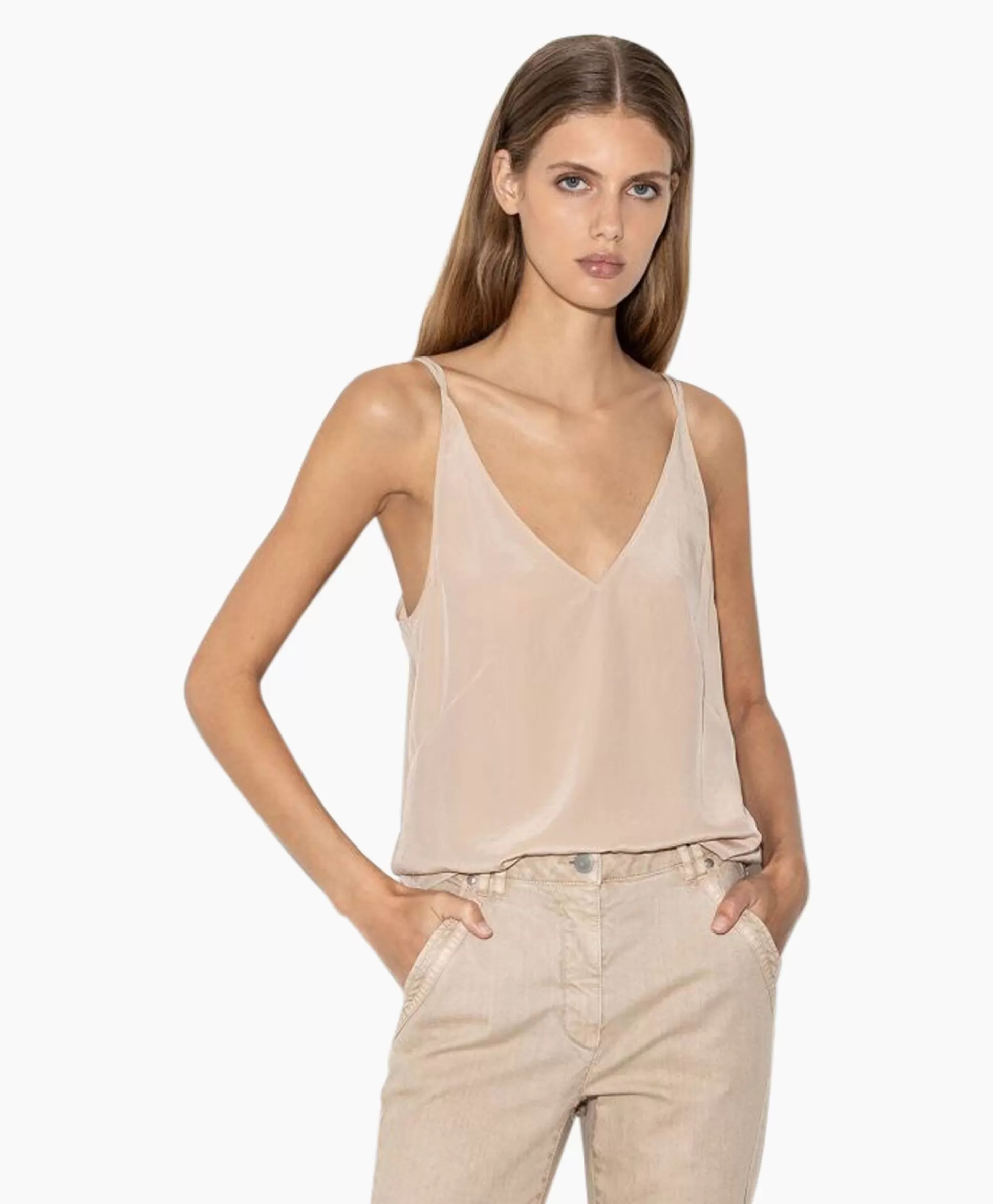 Shop Top 398110/3597-13 Beige Dames T-Shirts & Tops