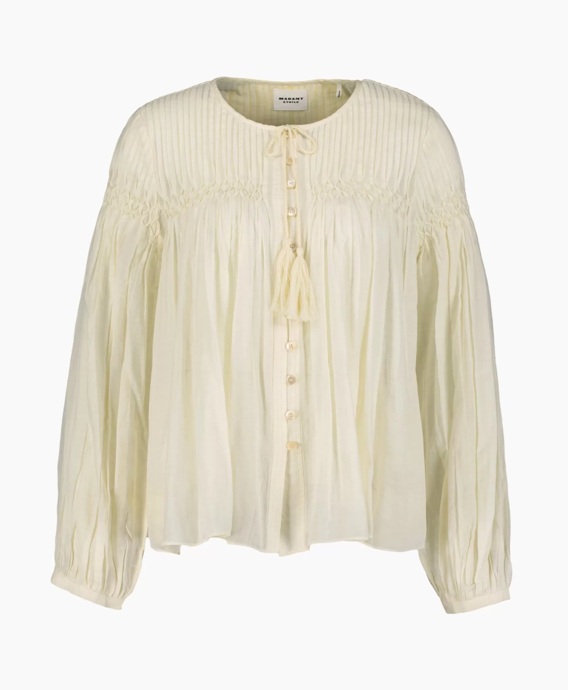 Sale Marant Etoile Blouse Abadi-Ge Ecru Dames Blouses