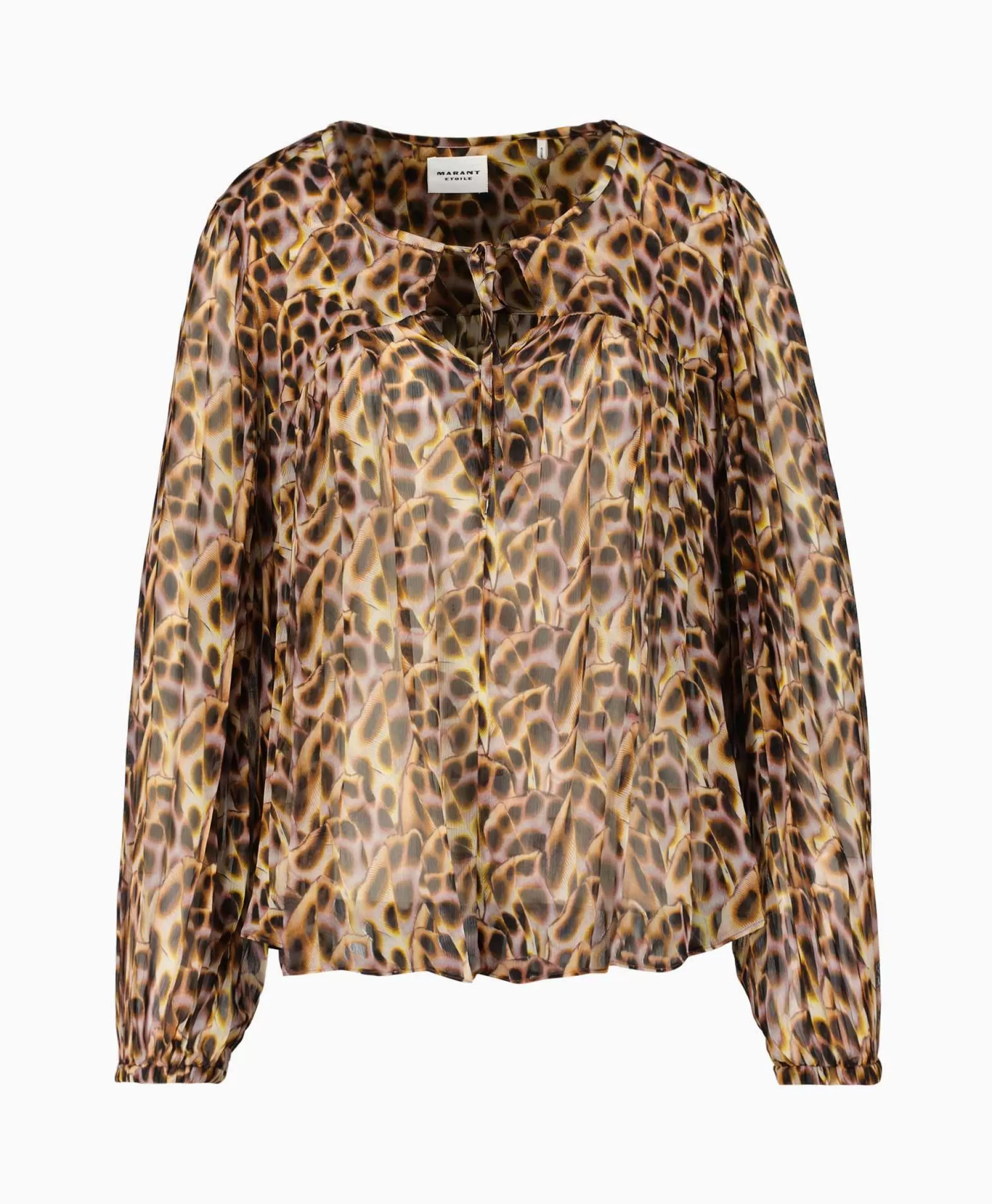 Clearance Marant Etoile Blouse Daytonea-Gc Oker Dames Blouses