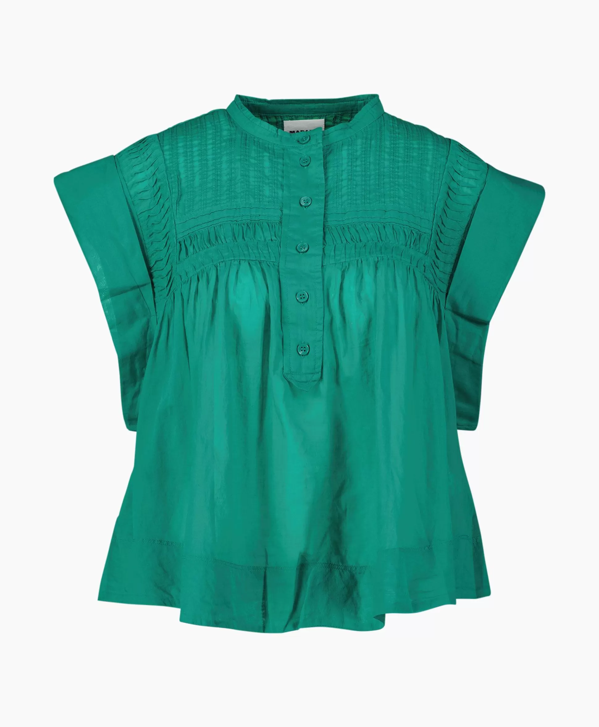 Best Sale Marant Etoile Blouse Leaza-Gb Groen Dames Blouses