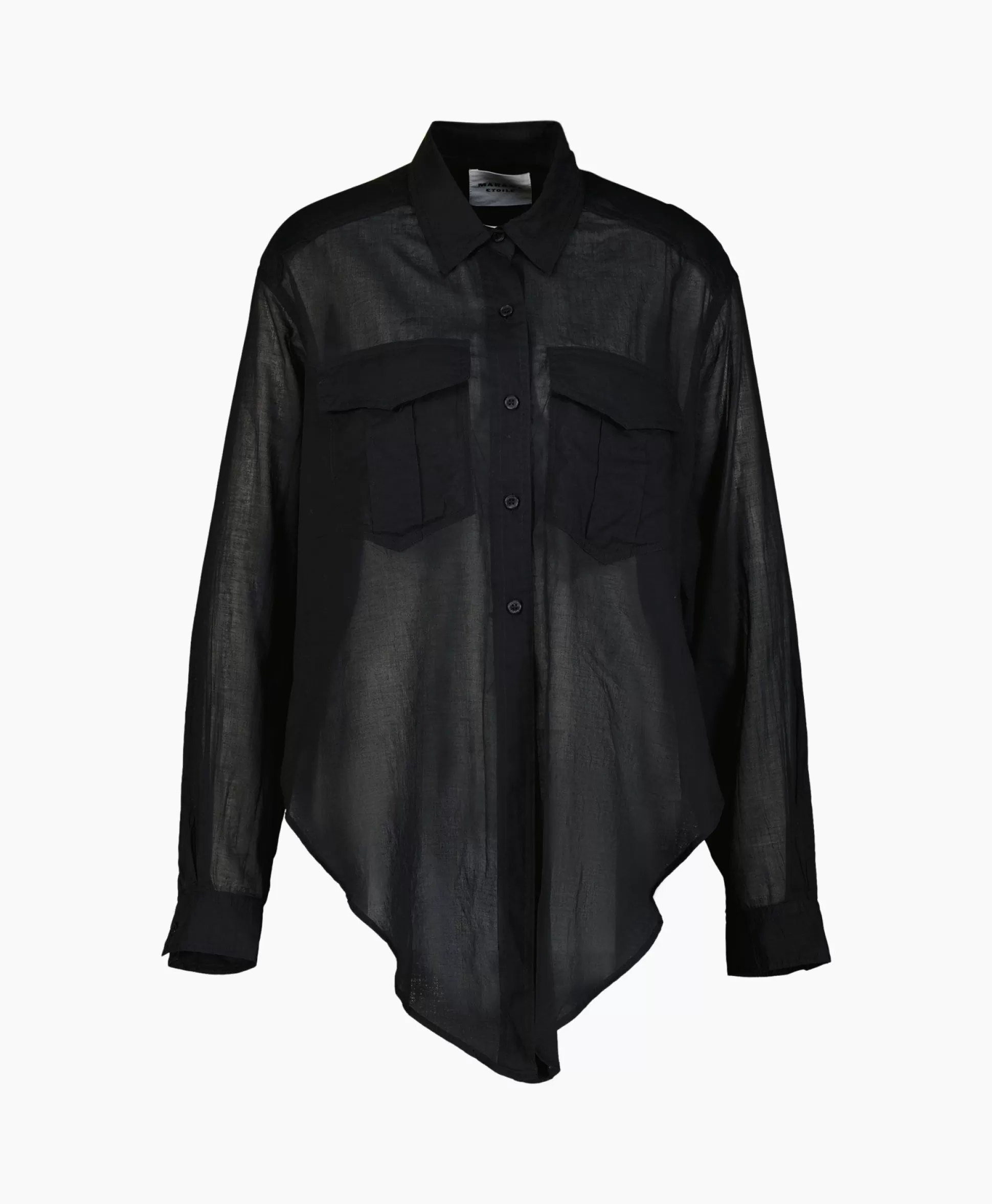 Clearance Marant Etoile Blouse Nath-Gb Zwart Dames Blouses