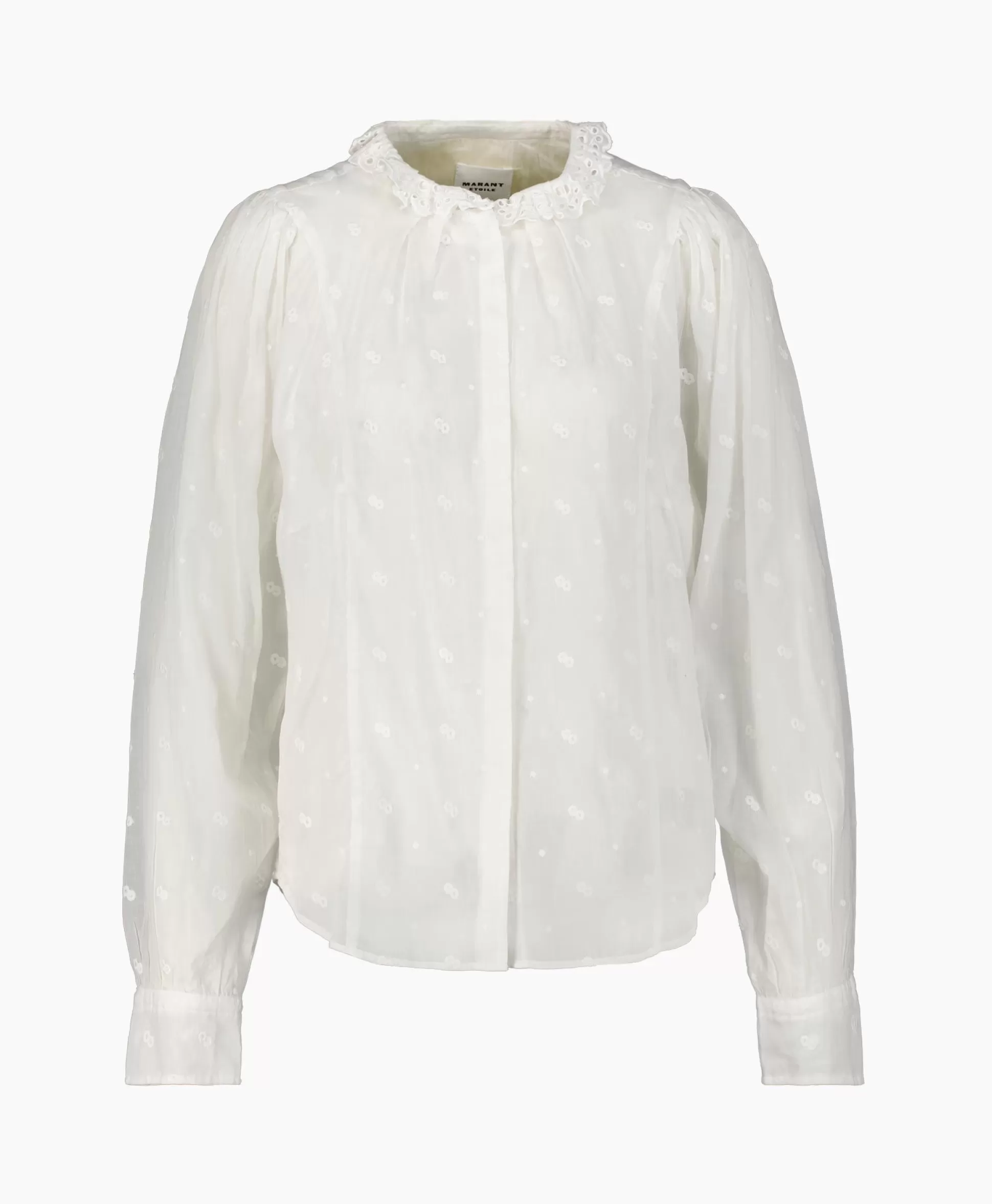 Discount Marant Etoile Blouse Terzali-Gc Wit Dames Blouses