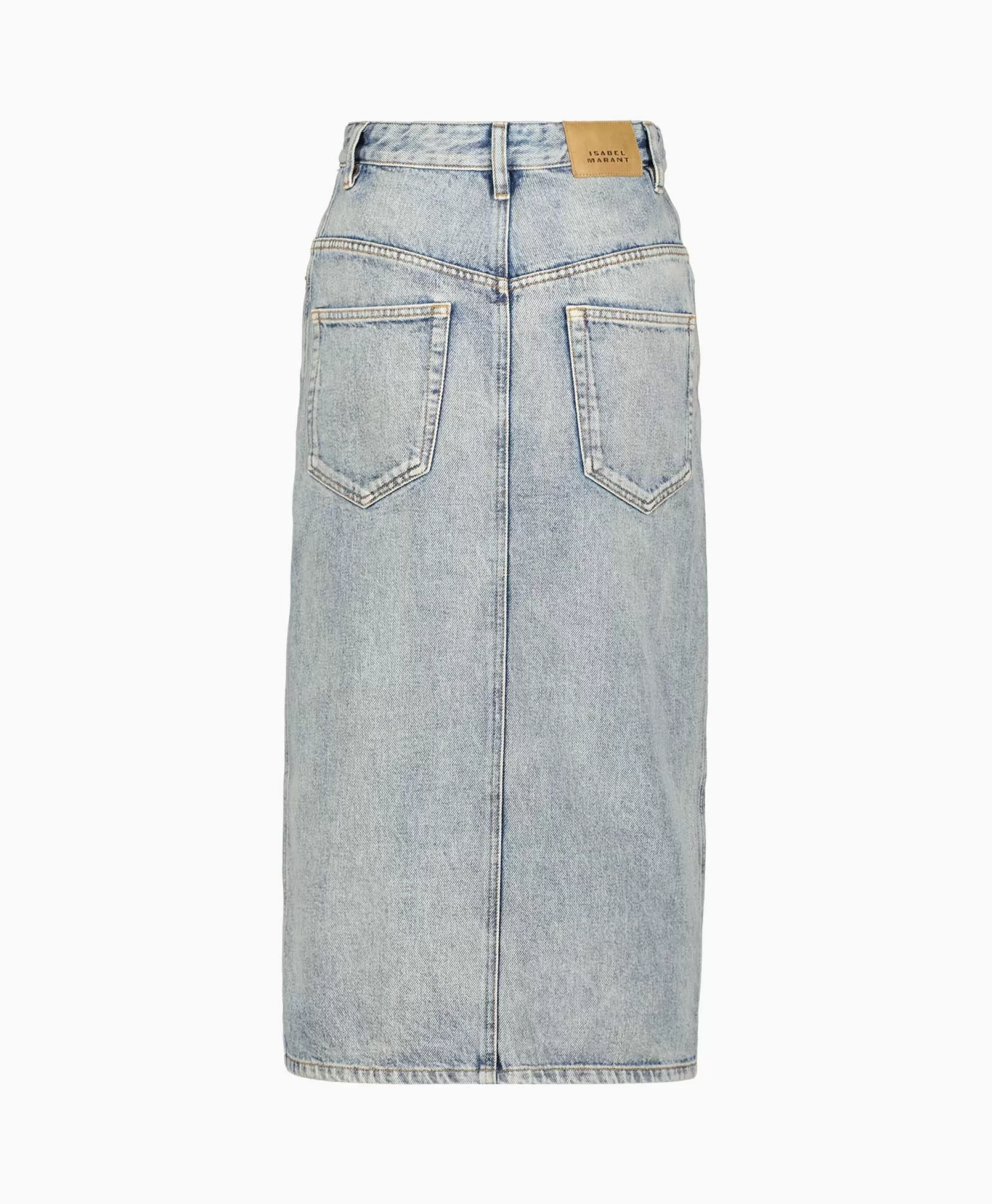 Store Marant Etoile Midi Rok Vandy-Ga Blauw Dames Rokken