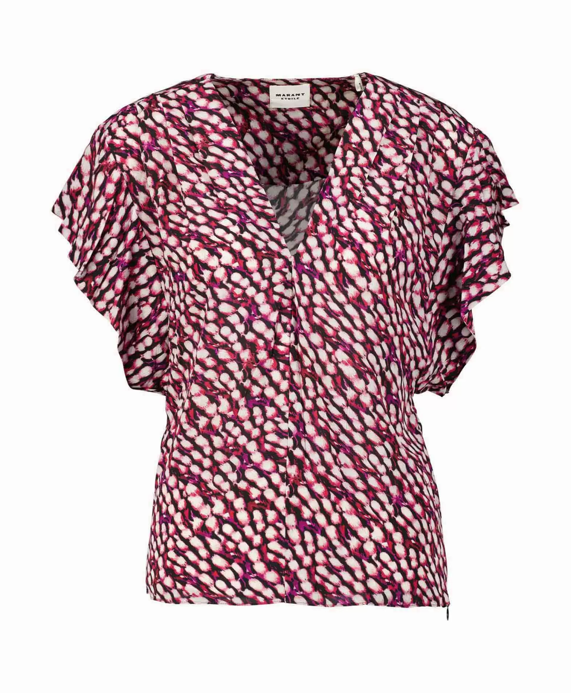 Best Sale Marant Etoile Top Delocia-Ga Pink Dames T-Shirts & Tops