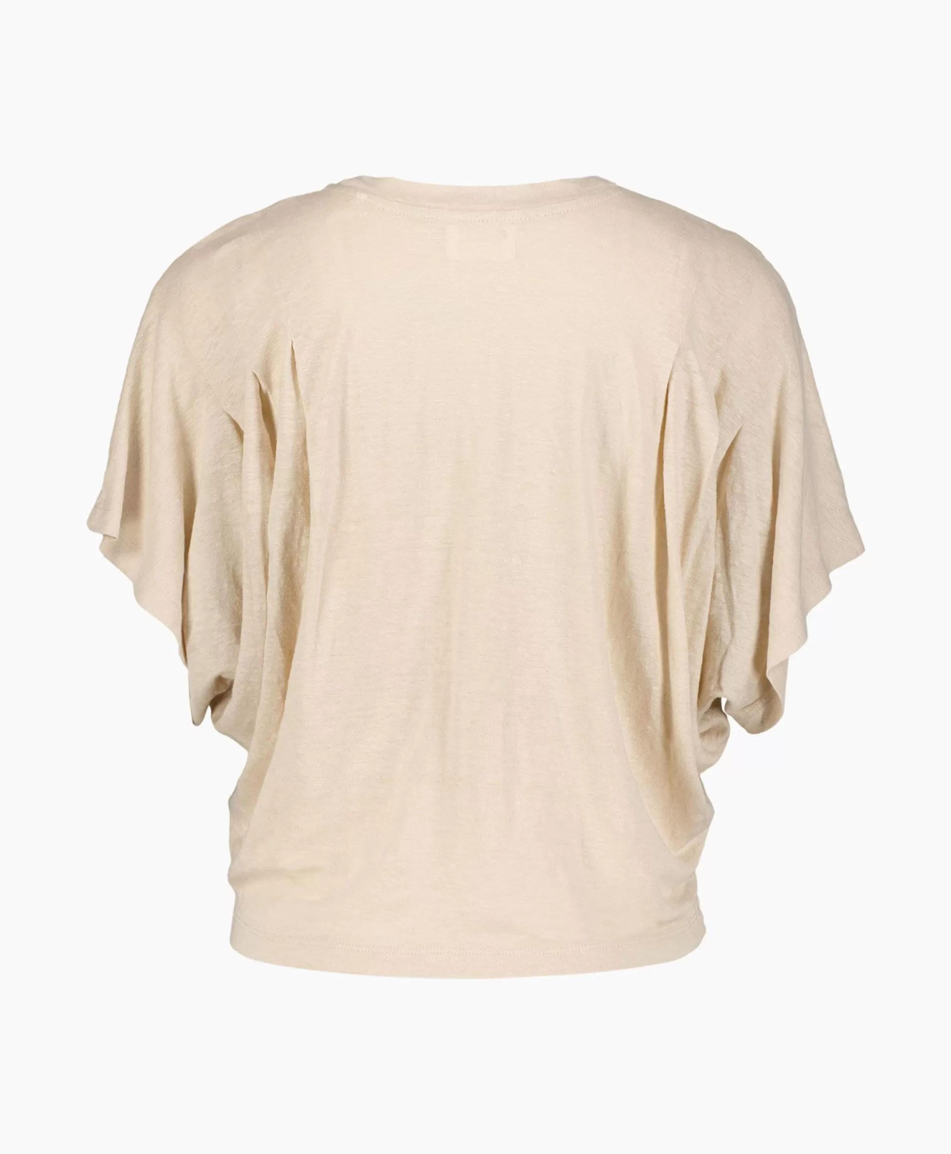 Outlet Marant Etoile T-Shirt Korte Mouw Kyanza-Gc Ecru Dames T-Shirts & Tops