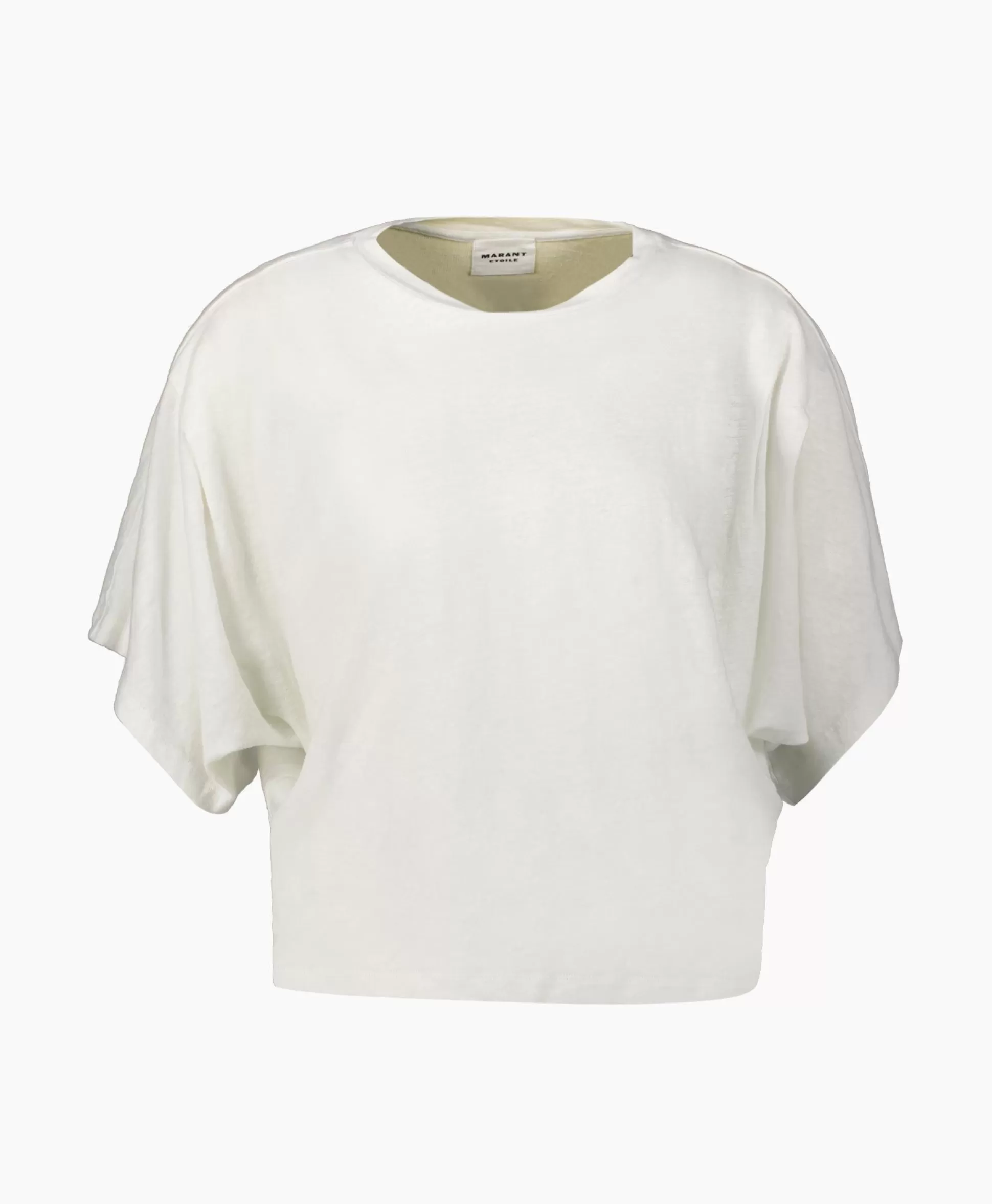 Outlet Marant Etoile T-Shirt Korte Mouw Kyanza-Gc Wit Dames T-Shirts & Tops