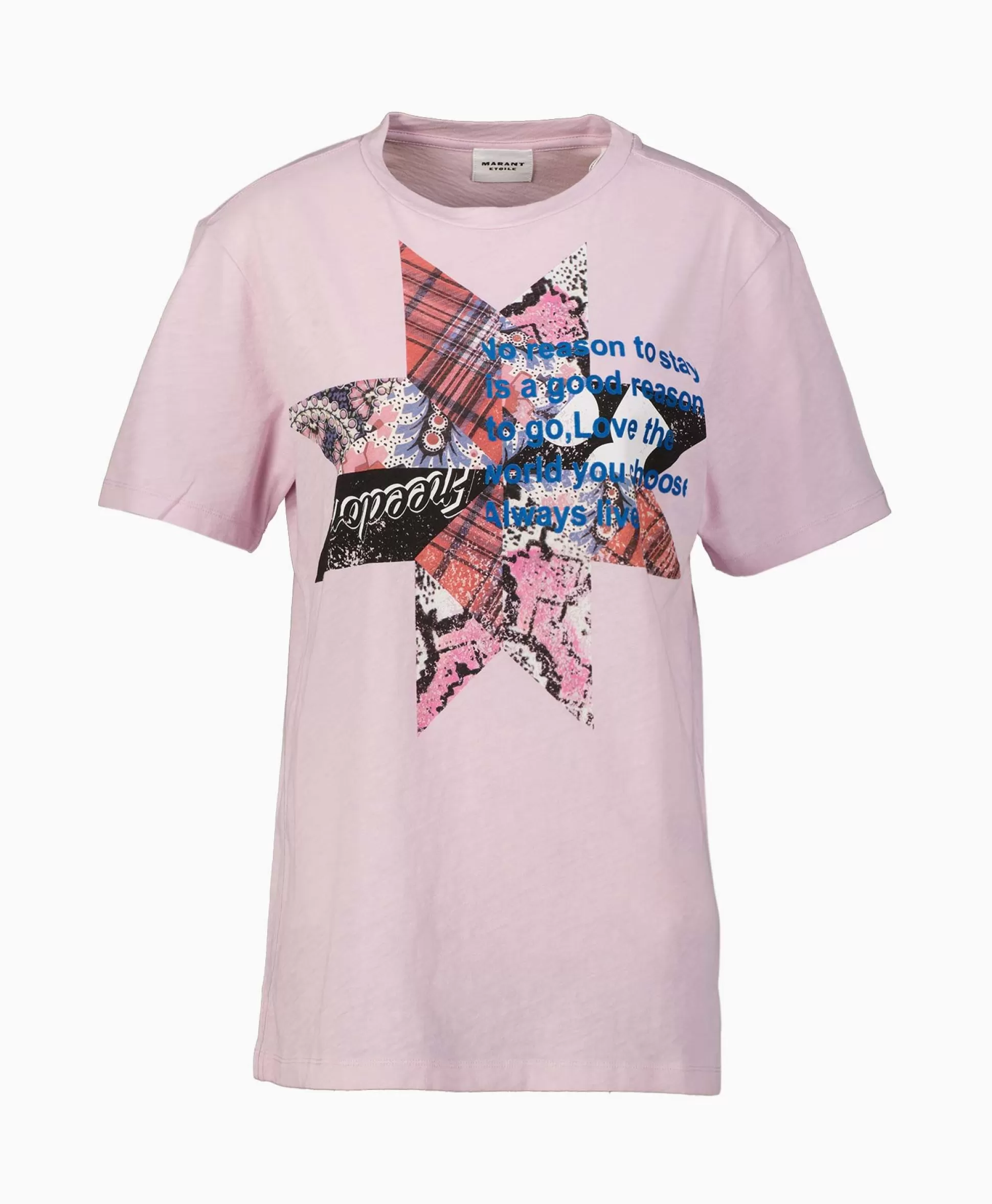 Sale Marant Etoile T-Shirt Korte Mouw Zewel-Gb Rose Dames T-Shirts & Tops