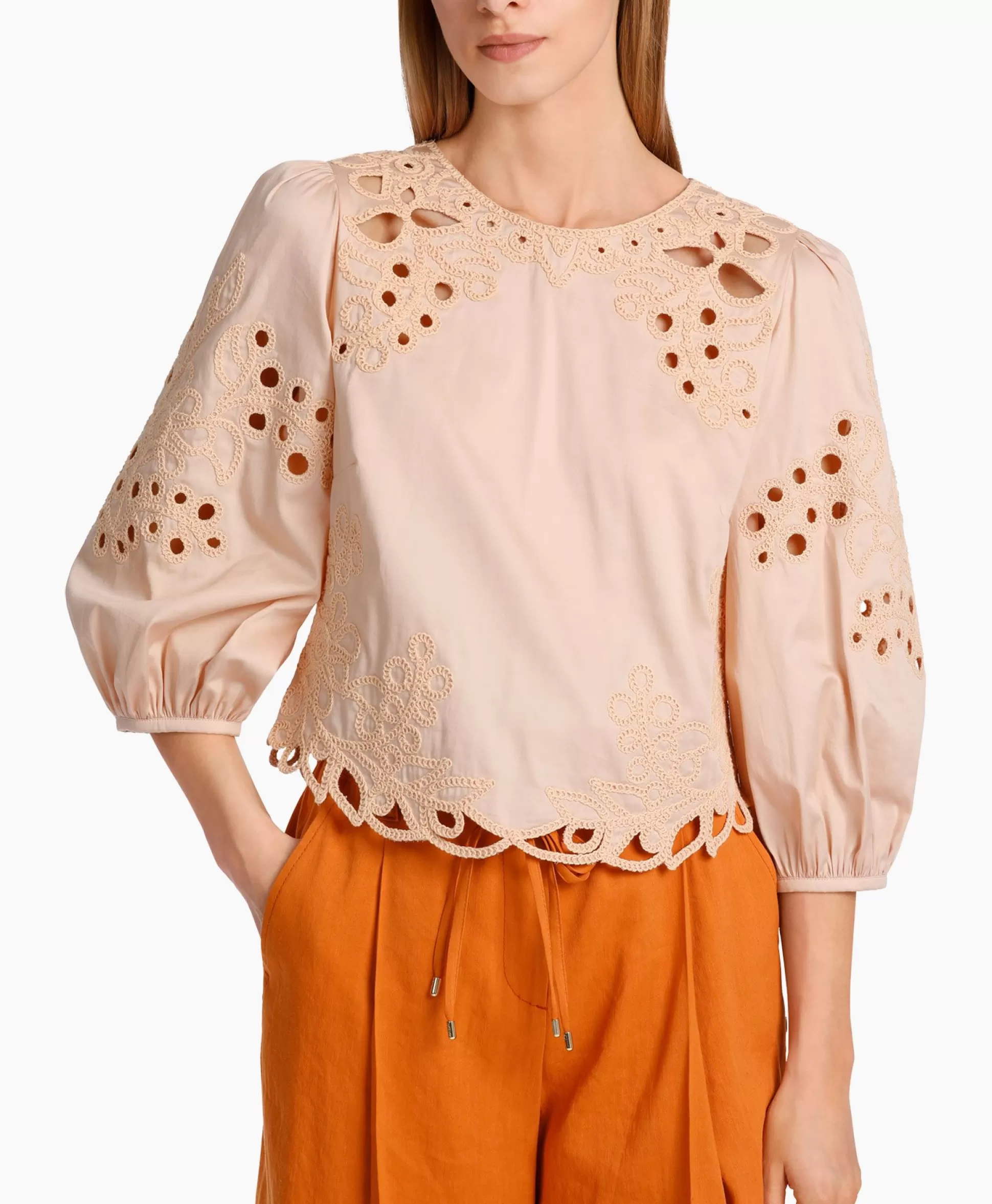 Best Sale Blouse Wc 51.44 W76 Rose Dames Blouses